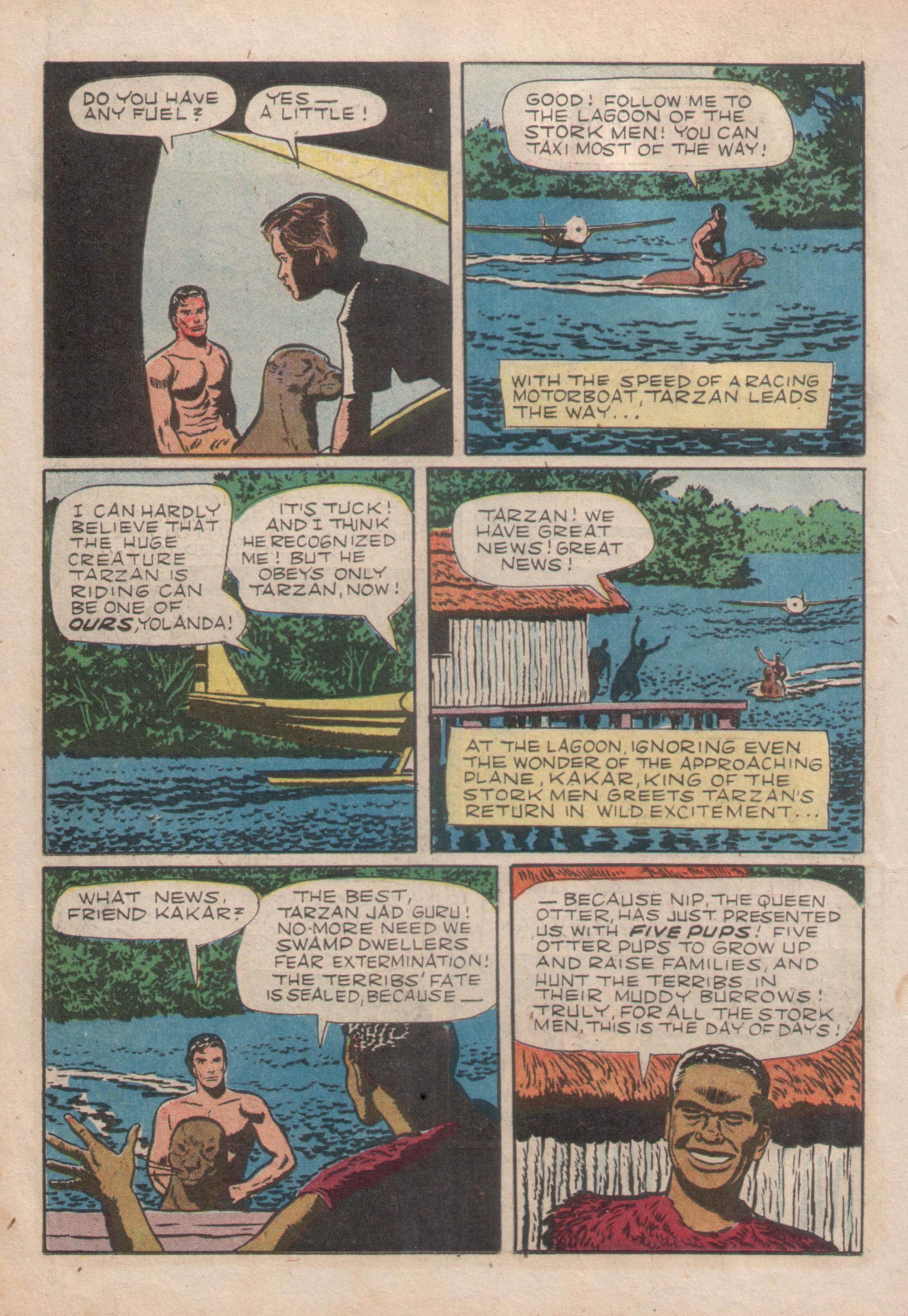 Read online Tarzan (1948) comic -  Issue #42 - 26