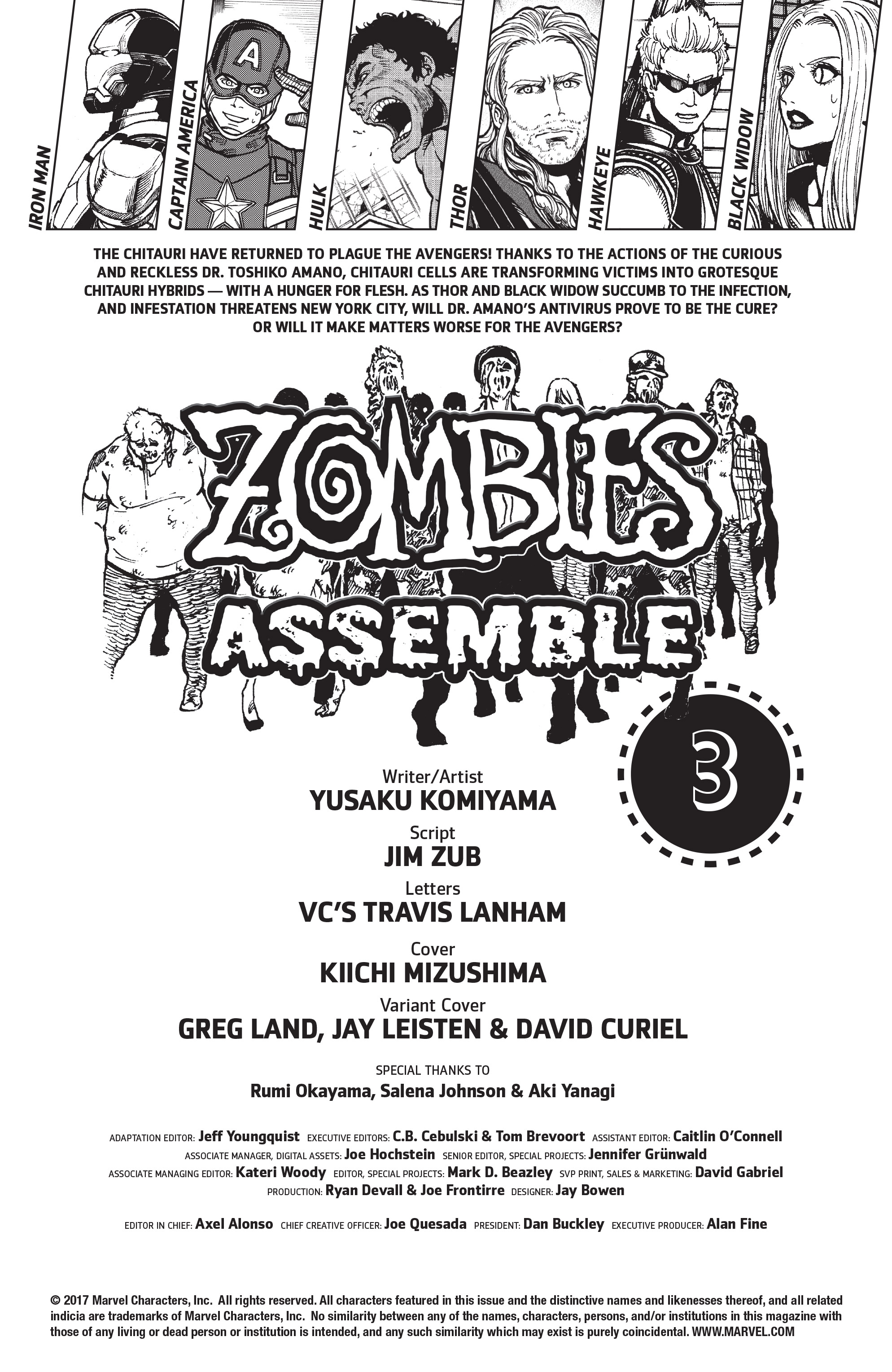 Read online Zombies Assemble comic -  Issue #3 - 3
