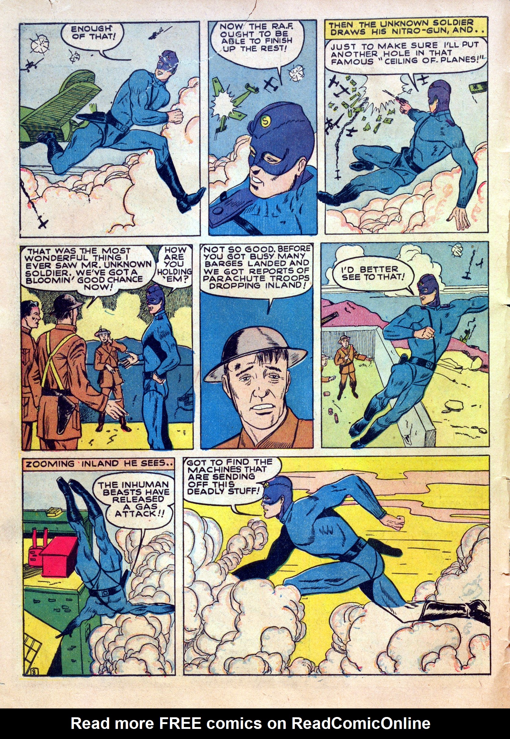 Read online Our Flag Comics comic -  Issue #1 - 10