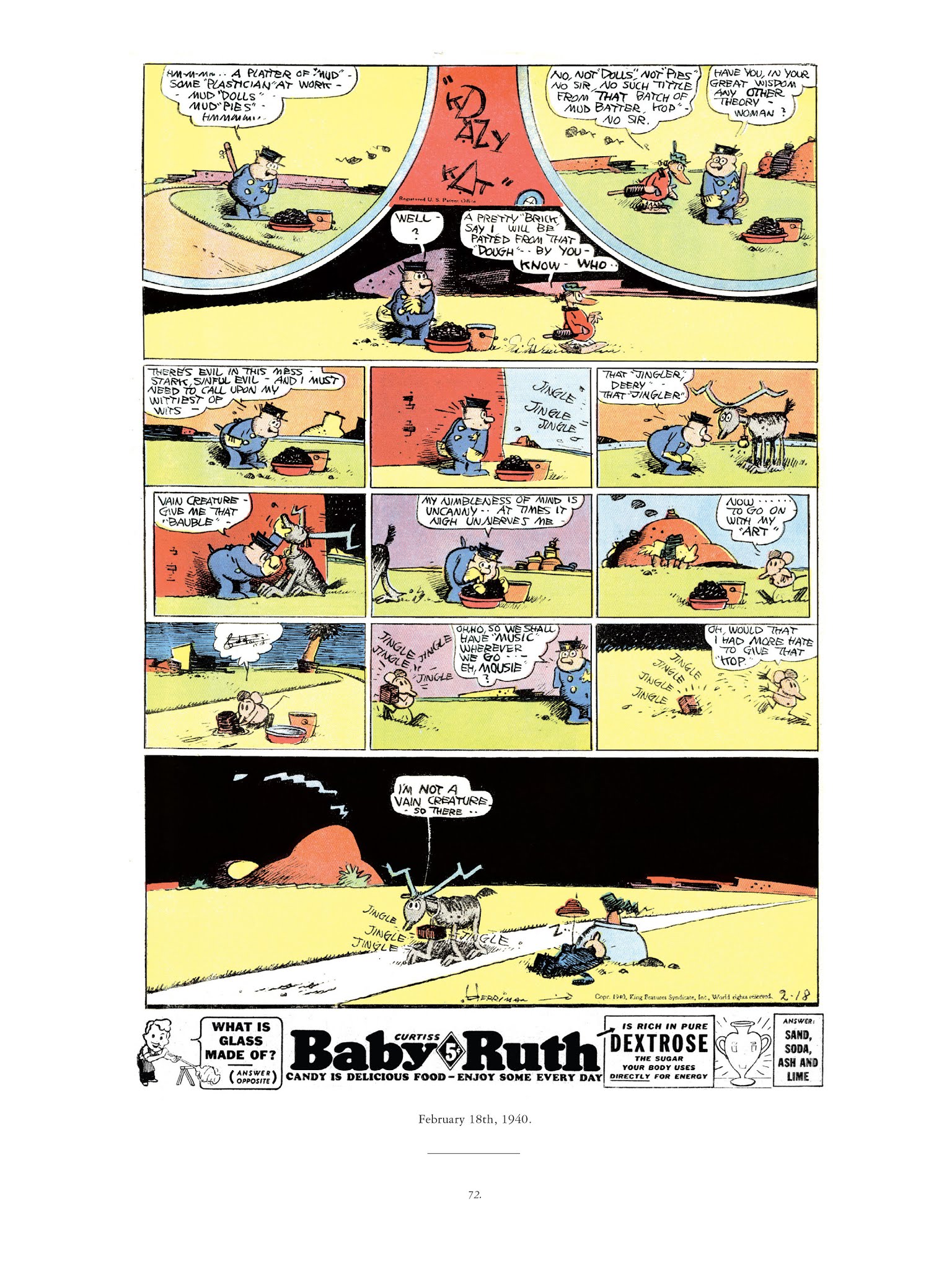 Read online Krazy & Ignatz comic -  Issue # TPB 11 - 72