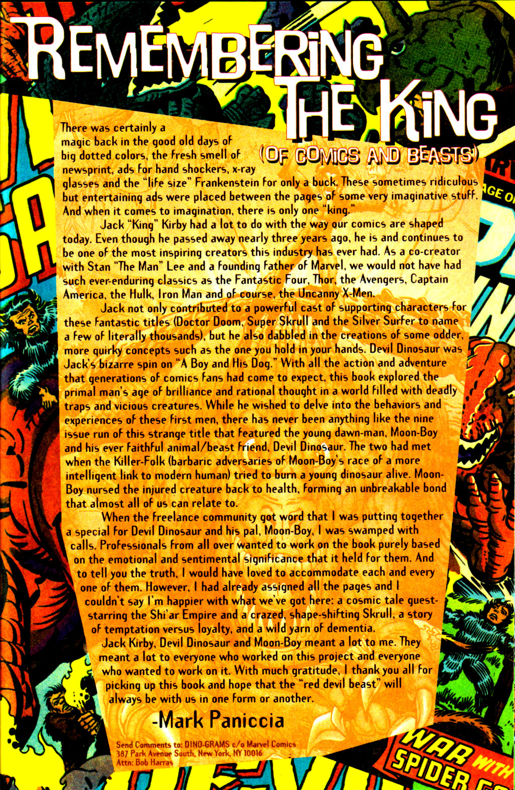 Read online Devil Dinosaur Spring Fling comic -  Issue # Full - 21