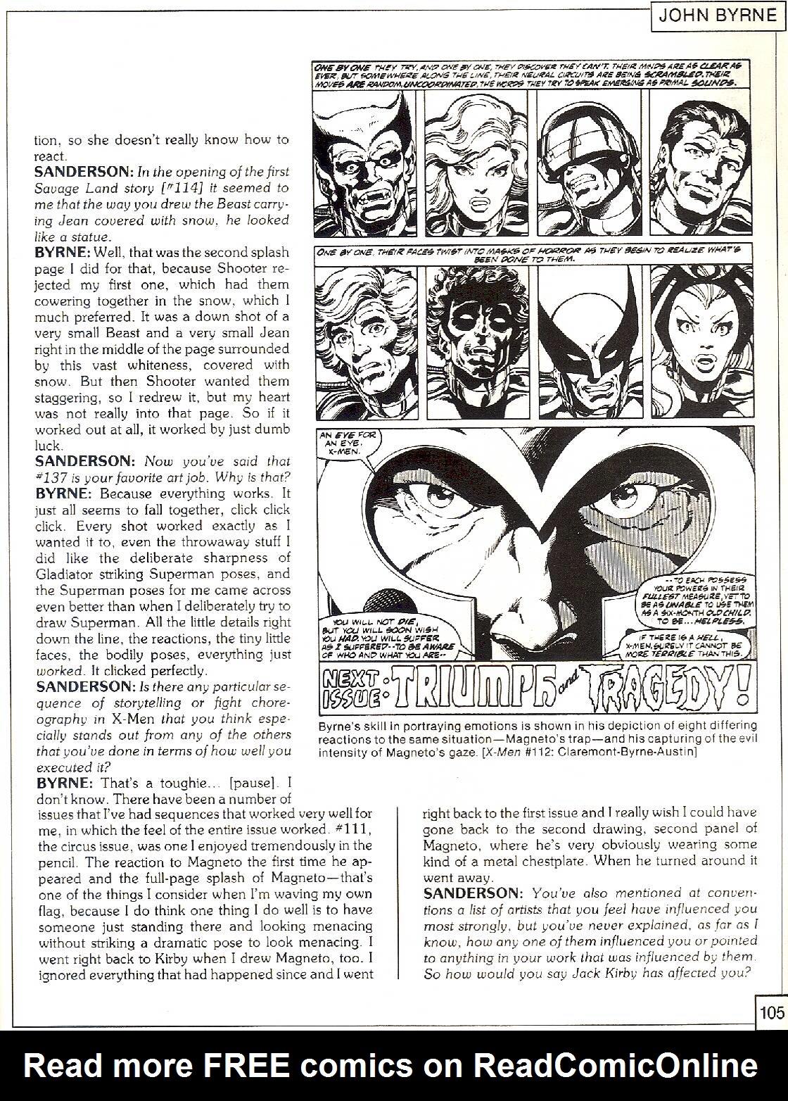Read online The X-Men Companion comic -  Issue #2 - 105