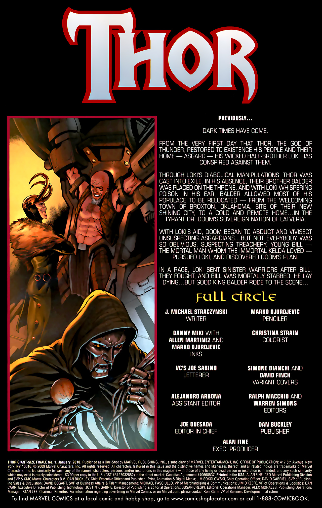 Read online Thor Giant-Size Finale comic -  Issue # Full - 4