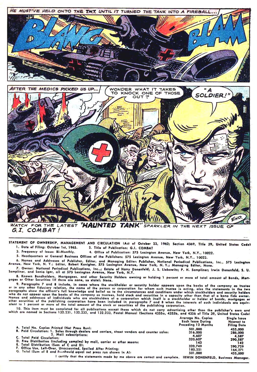 Read online G.I. Combat (1952) comic -  Issue #119 - 23