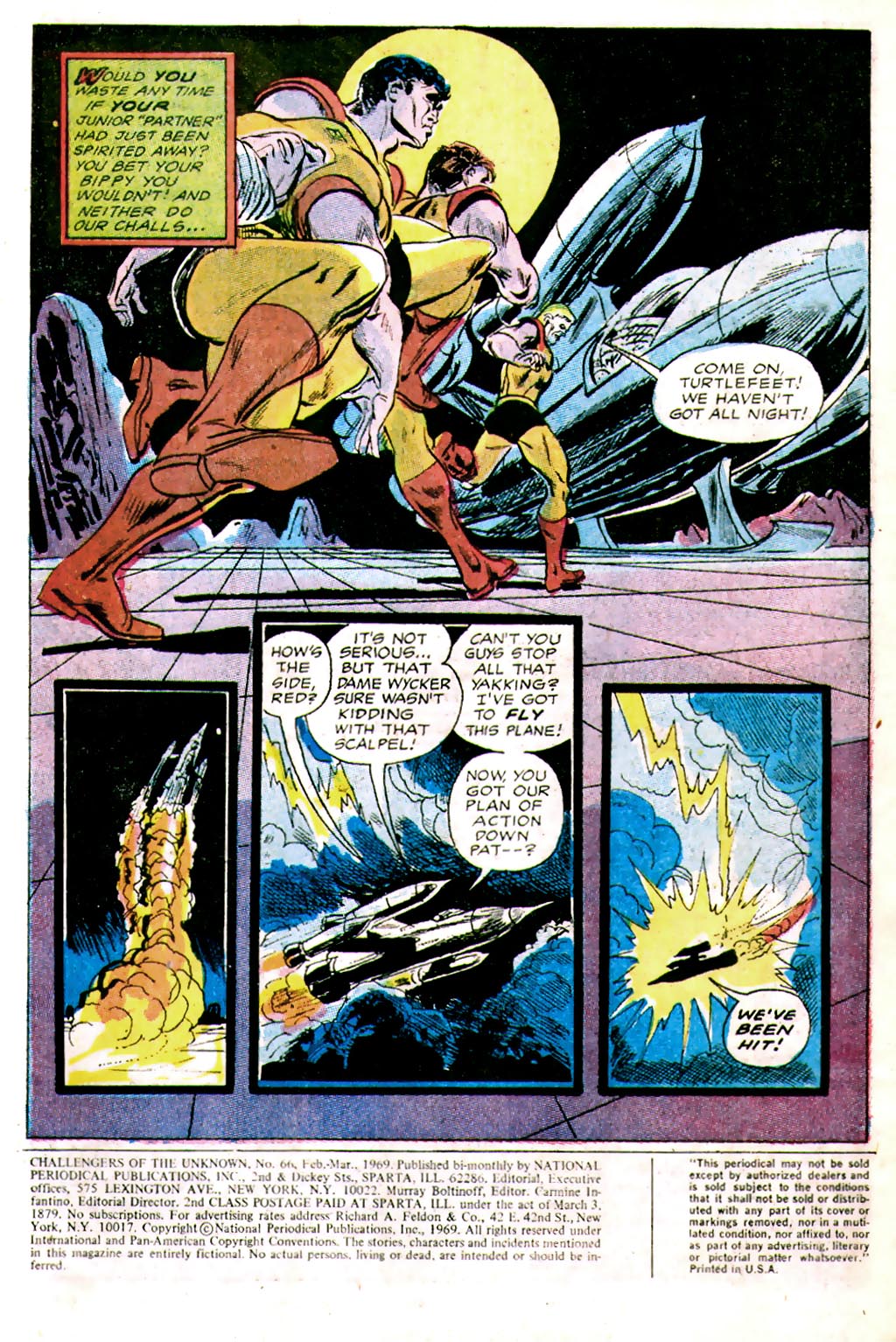 Read online Challengers of the Unknown (1958) comic -  Issue #66 - 3