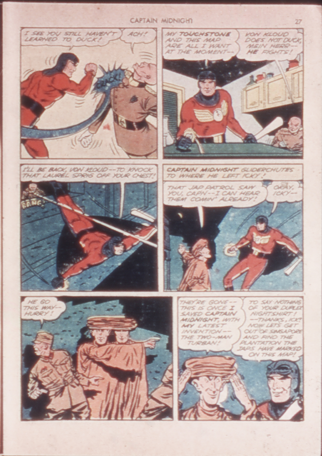 Read online Captain Midnight (1942) comic -  Issue #14 - 26
