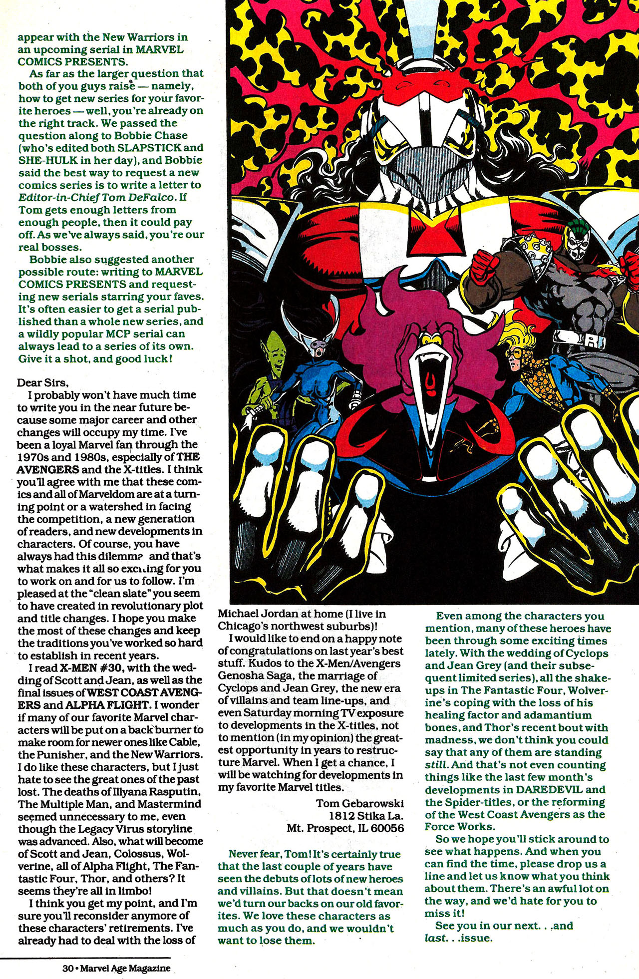 Read online Marvel Age comic -  Issue #139 - 30