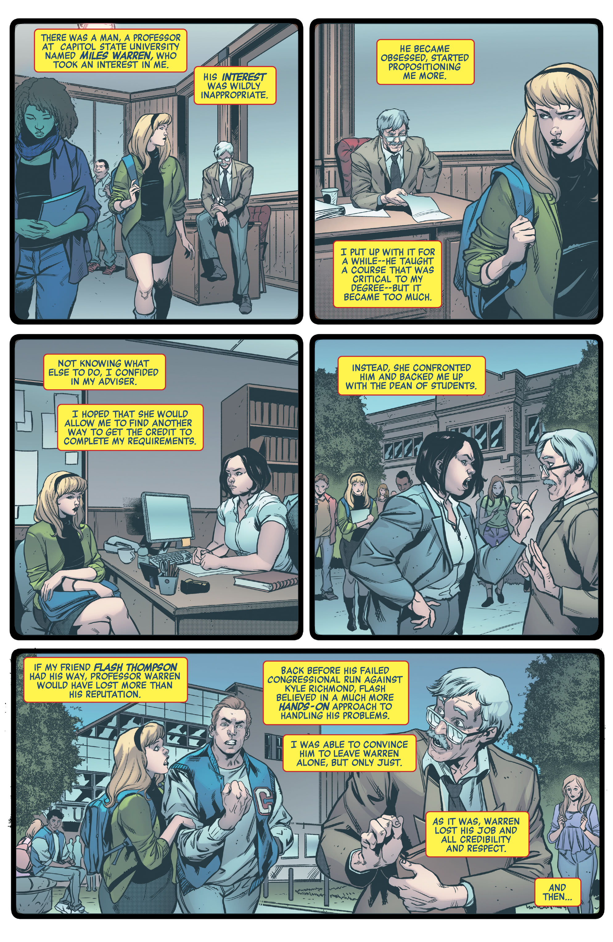 Read online Heroes Reborn: One-Shots comic -  Issue # Night-Gwen - 18