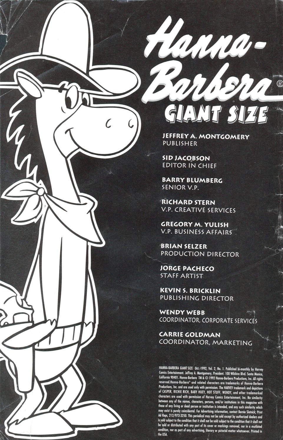 Read online Hanna Barbera Giant Size comic -  Issue #1 - 2