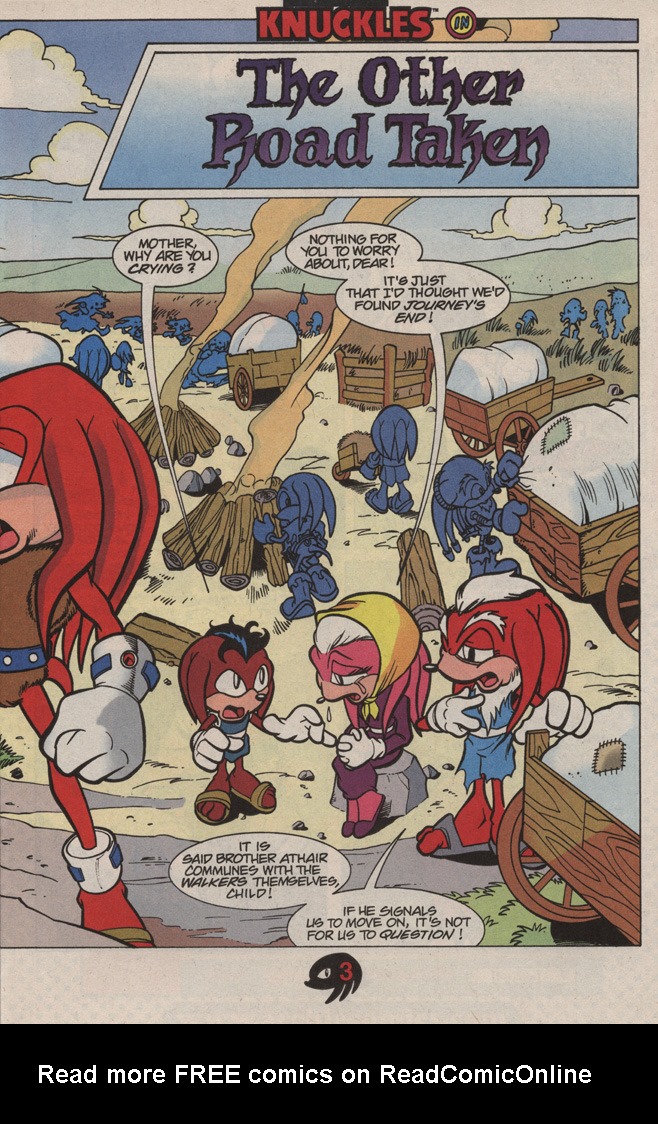 Read online Knuckles the Echidna comic -  Issue #10 - 7