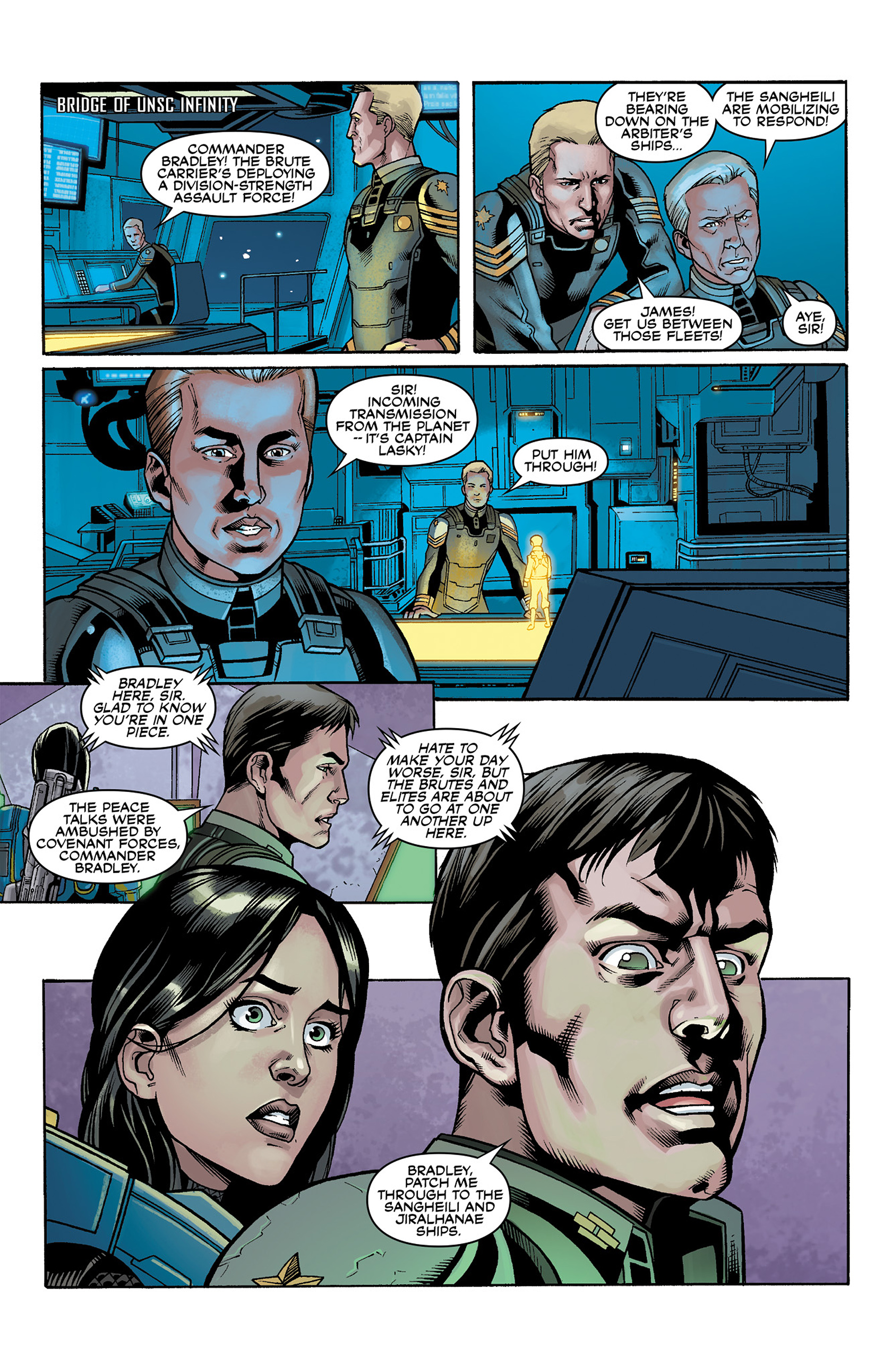 Read online Halo: Escalation comic -  Issue #3 - 7