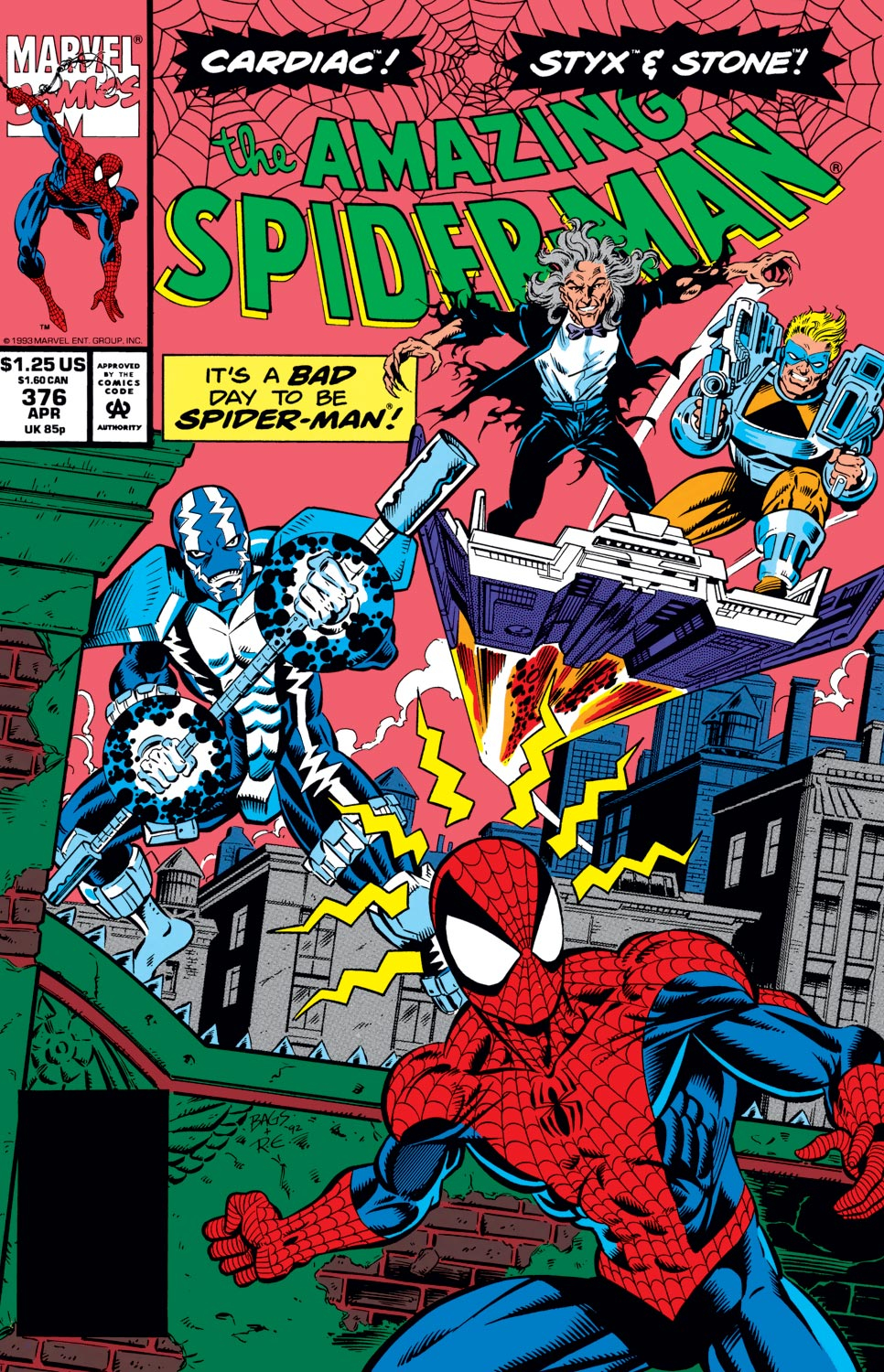 Read online The Amazing Spider-Man (1963) comic -  Issue #376 - 1