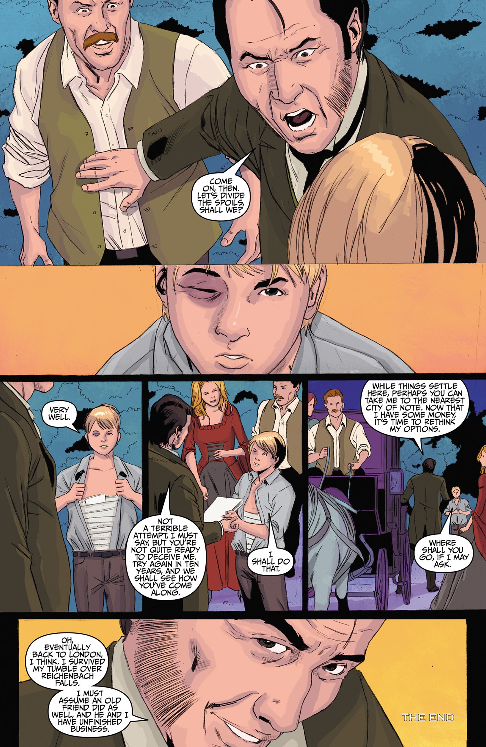 Read online Sherlock Holmes: Moriarty Lives comic -  Issue #5 - 22