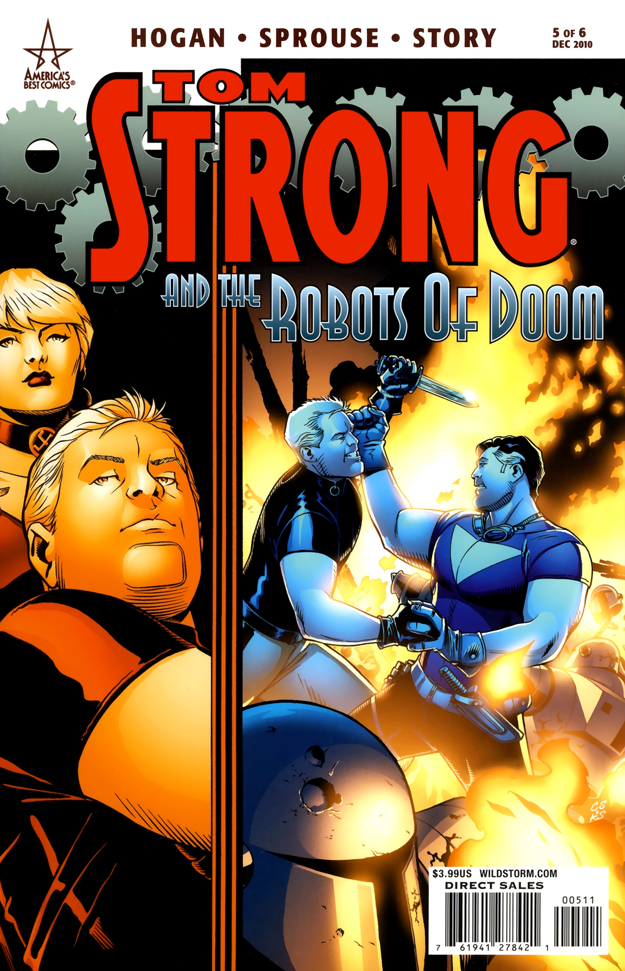 Read online Tom Strong and the Robots of Doom comic -  Issue #5 - 1