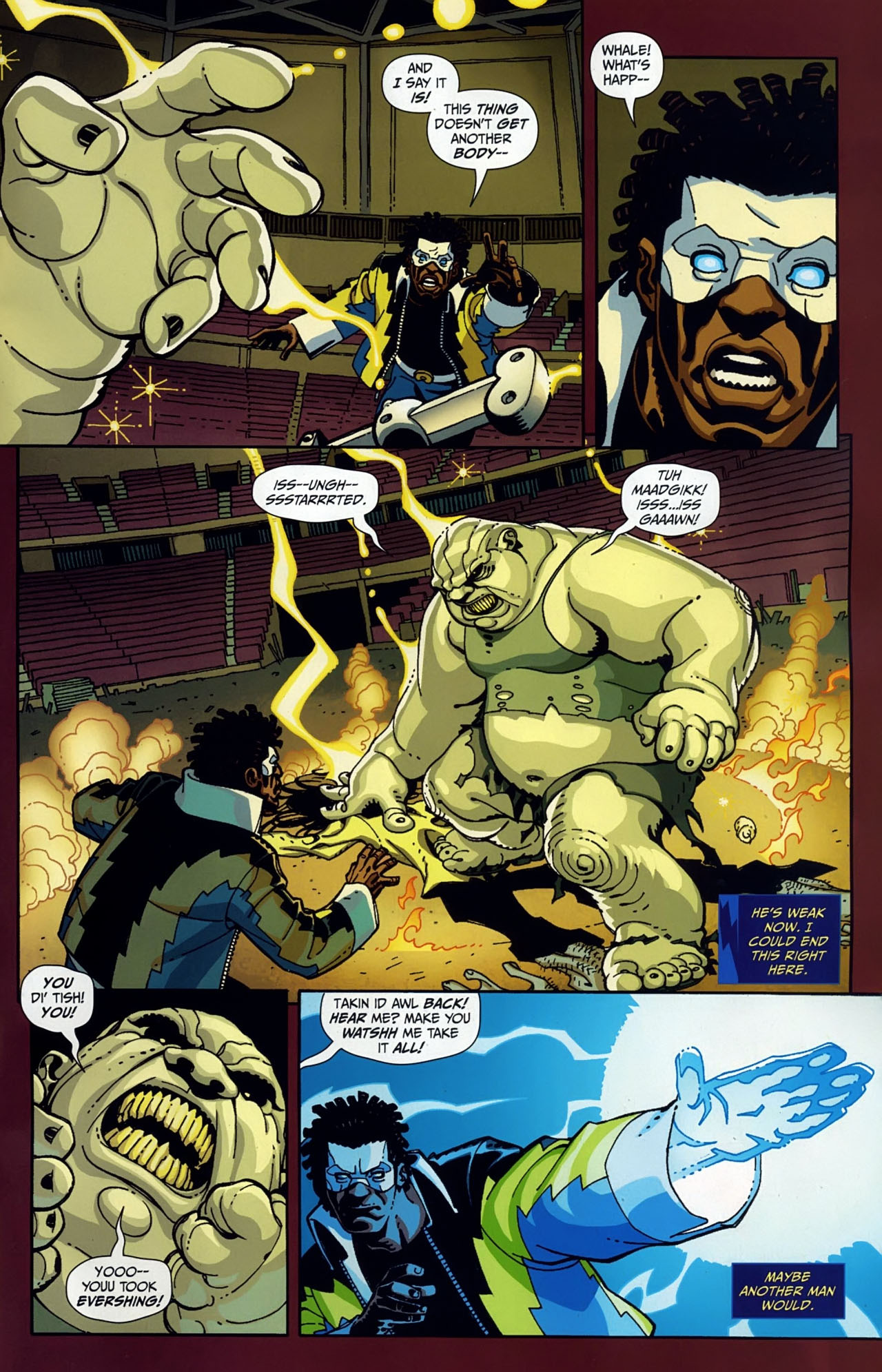 Read online Black Lightning: Year One comic -  Issue #6 - 21