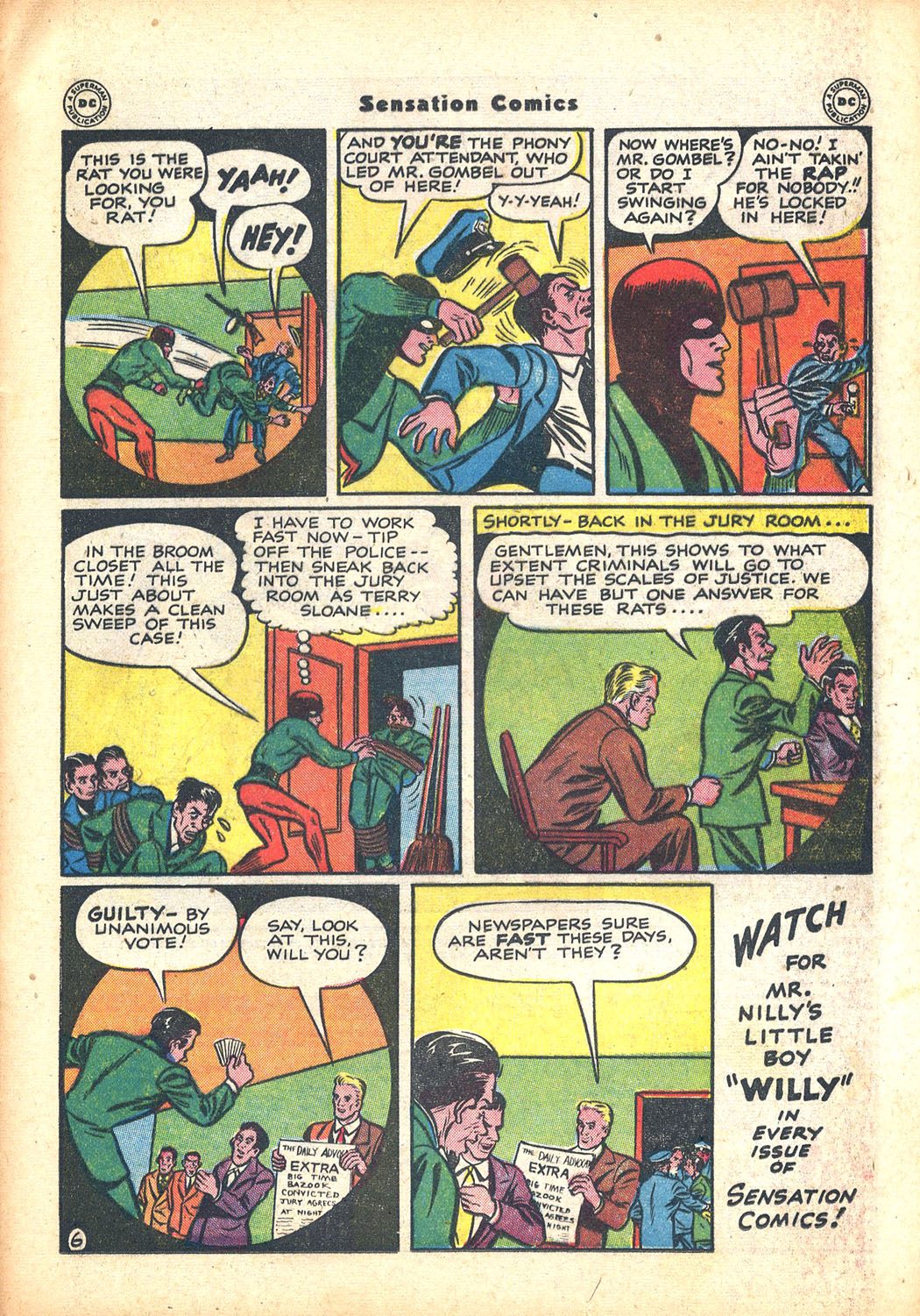 Read online Sensation (Mystery) Comics comic -  Issue #63 - 37