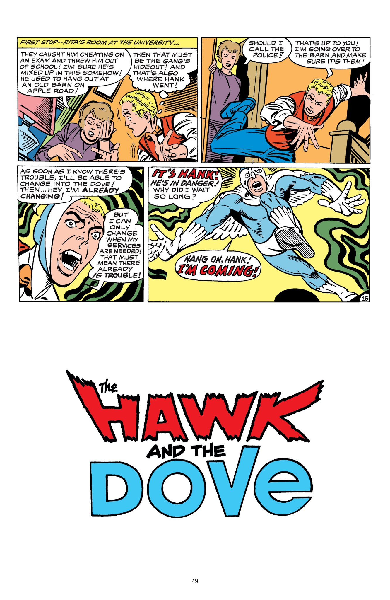 Read online The Hawk and the Dove: The Silver Age comic -  Issue # TPB (Part 1) - 48