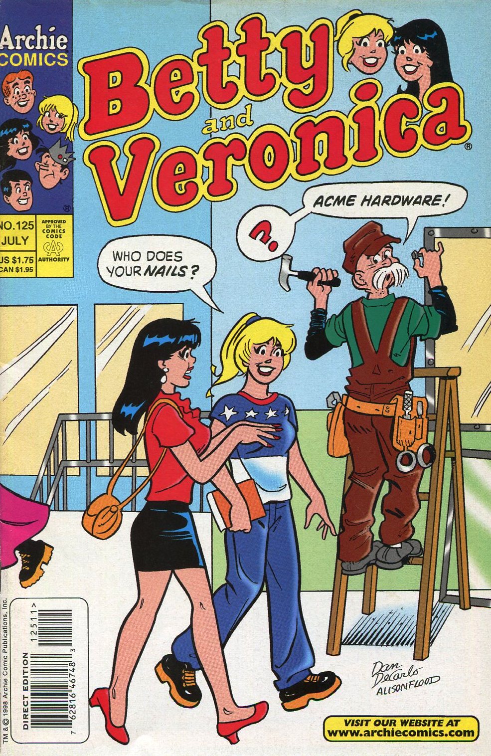 Read online Betty and Veronica (1987) comic -  Issue #125 - 1