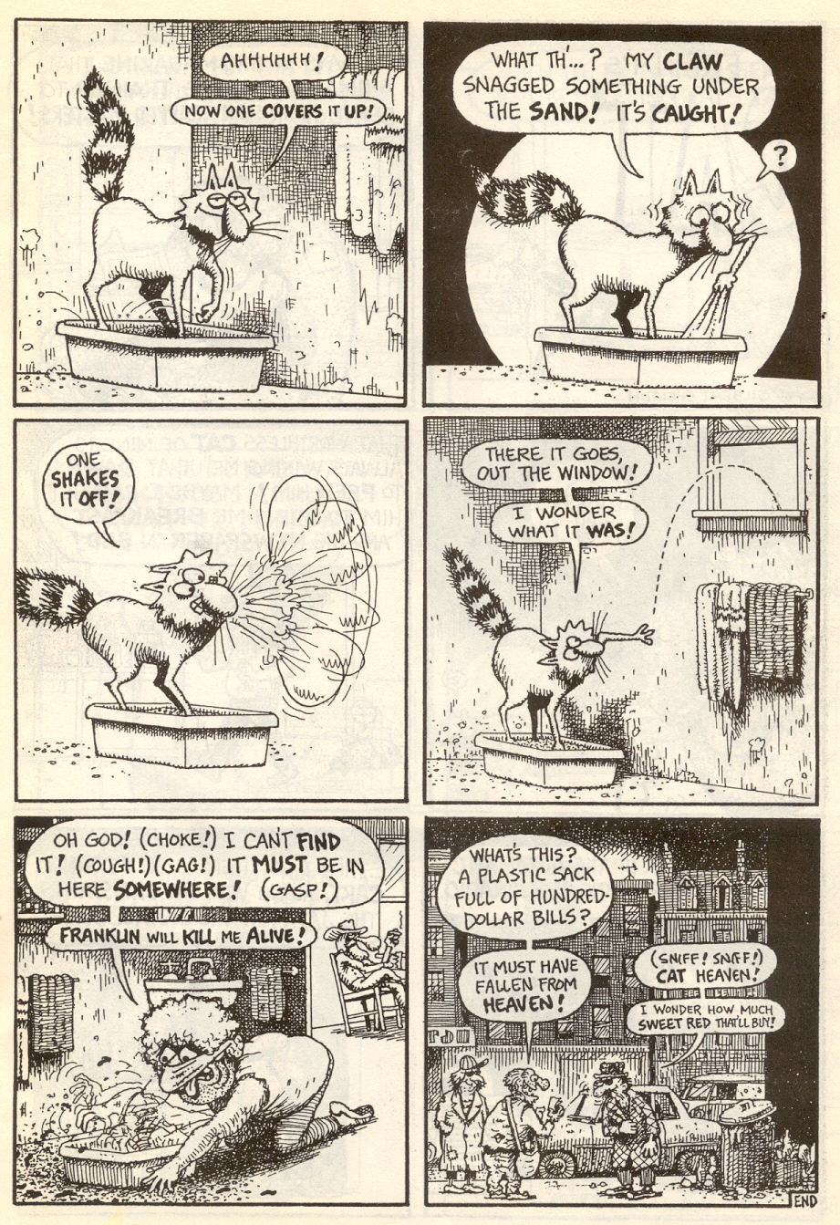 Read online Adventures of Fat Freddy's Cat comic -  Issue #7 - 17