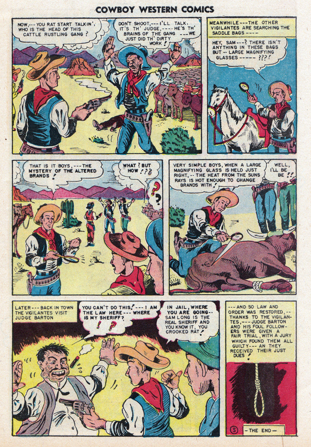 Read online Cowboy Western Comics (1948) comic -  Issue #21 - 11