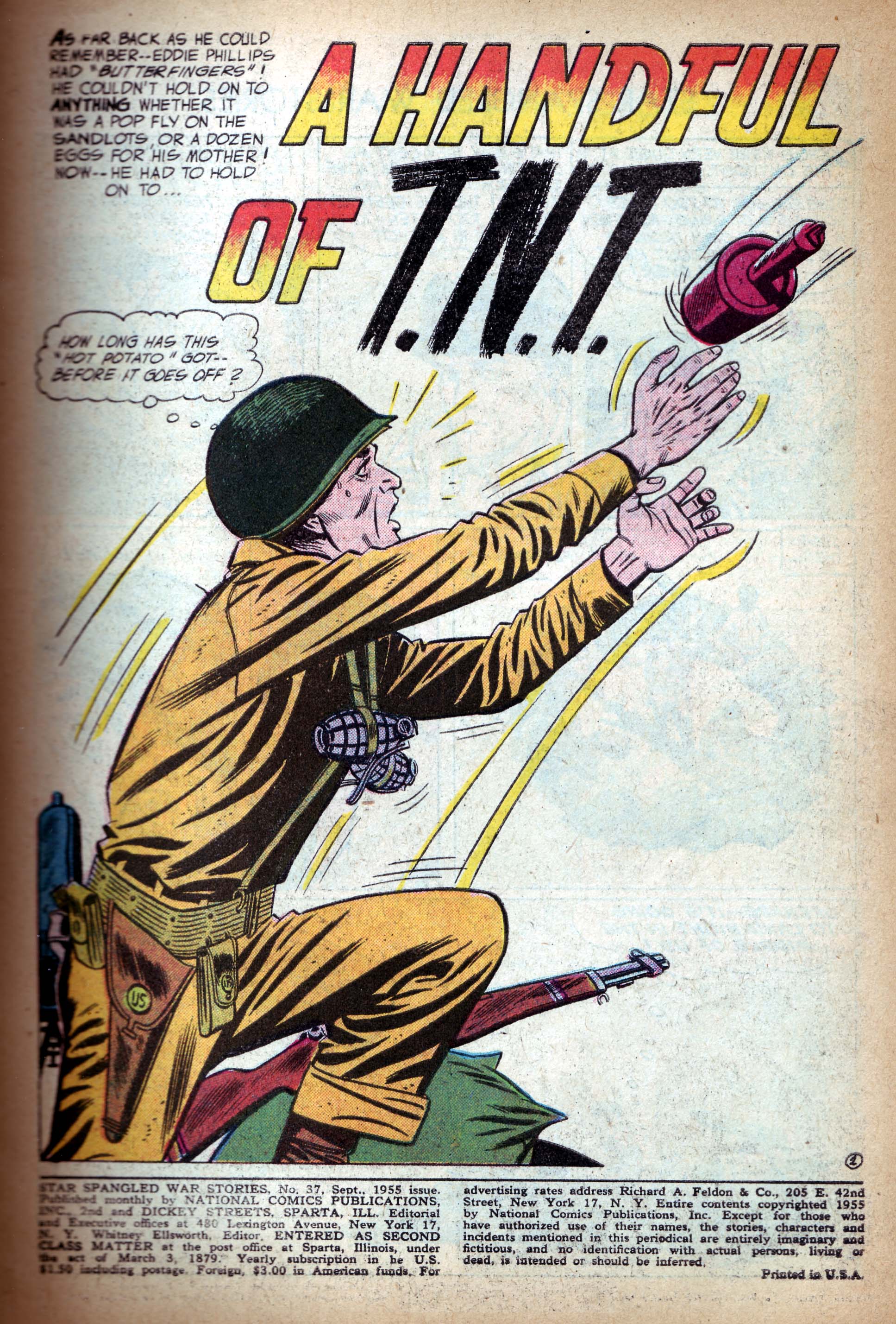 Read online Star Spangled War Stories (1952) comic -  Issue #37 - 3