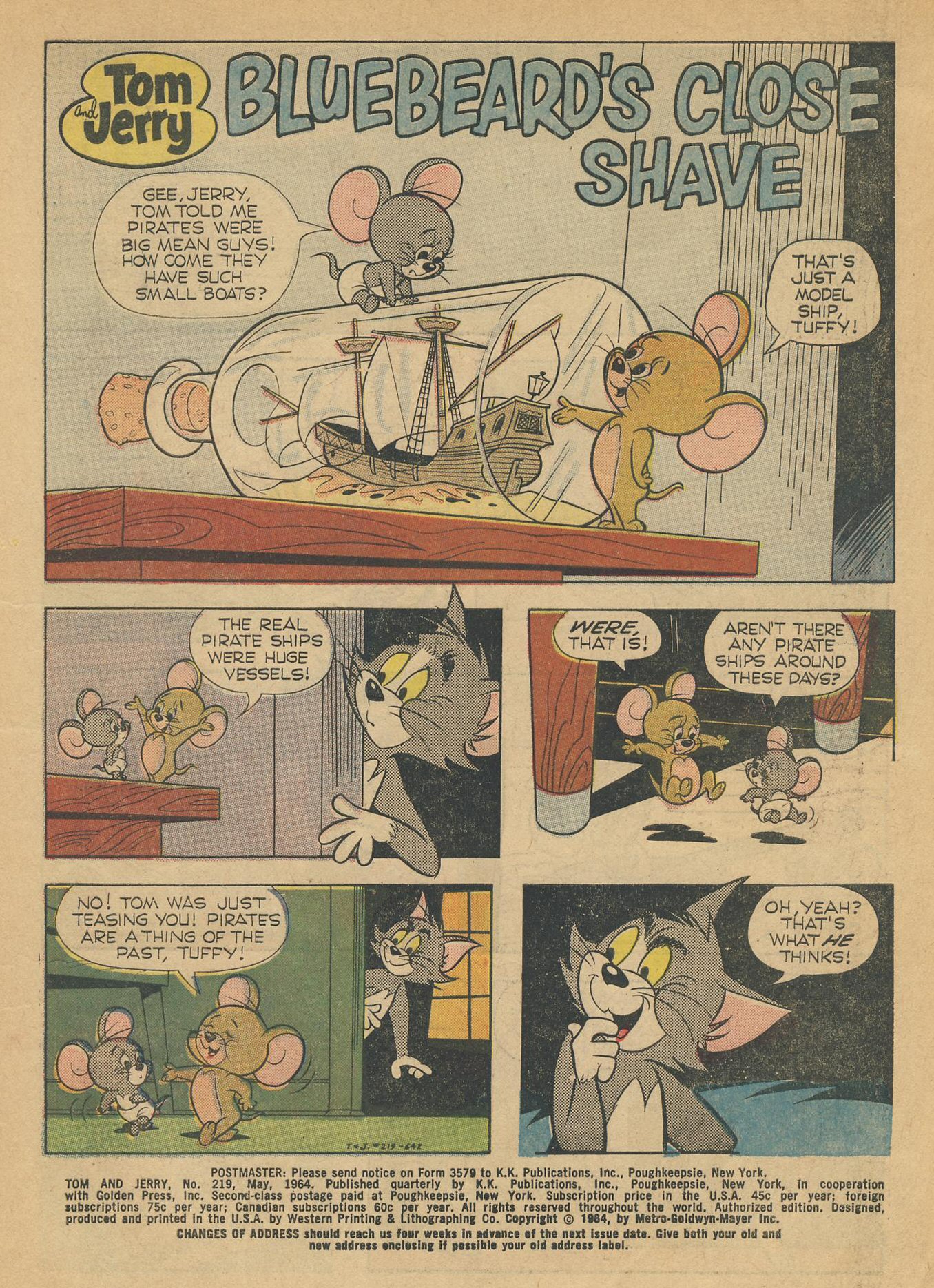 Read online Tom and Jerry comic -  Issue #219 - 3