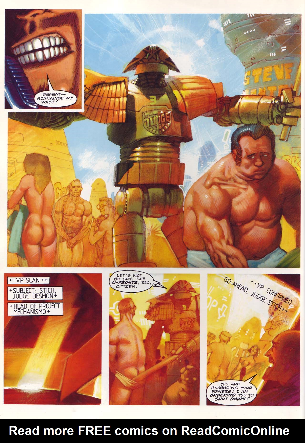 Read online Judge Dredd: Mechanismo comic -  Issue # TPB - 41