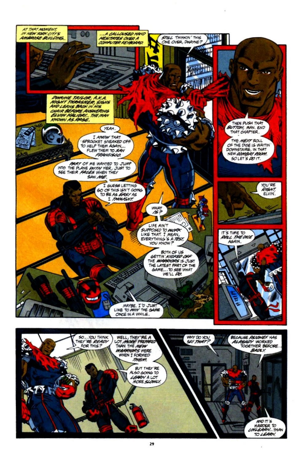 Read online The New Warriors comic -  Issue #60 - 21