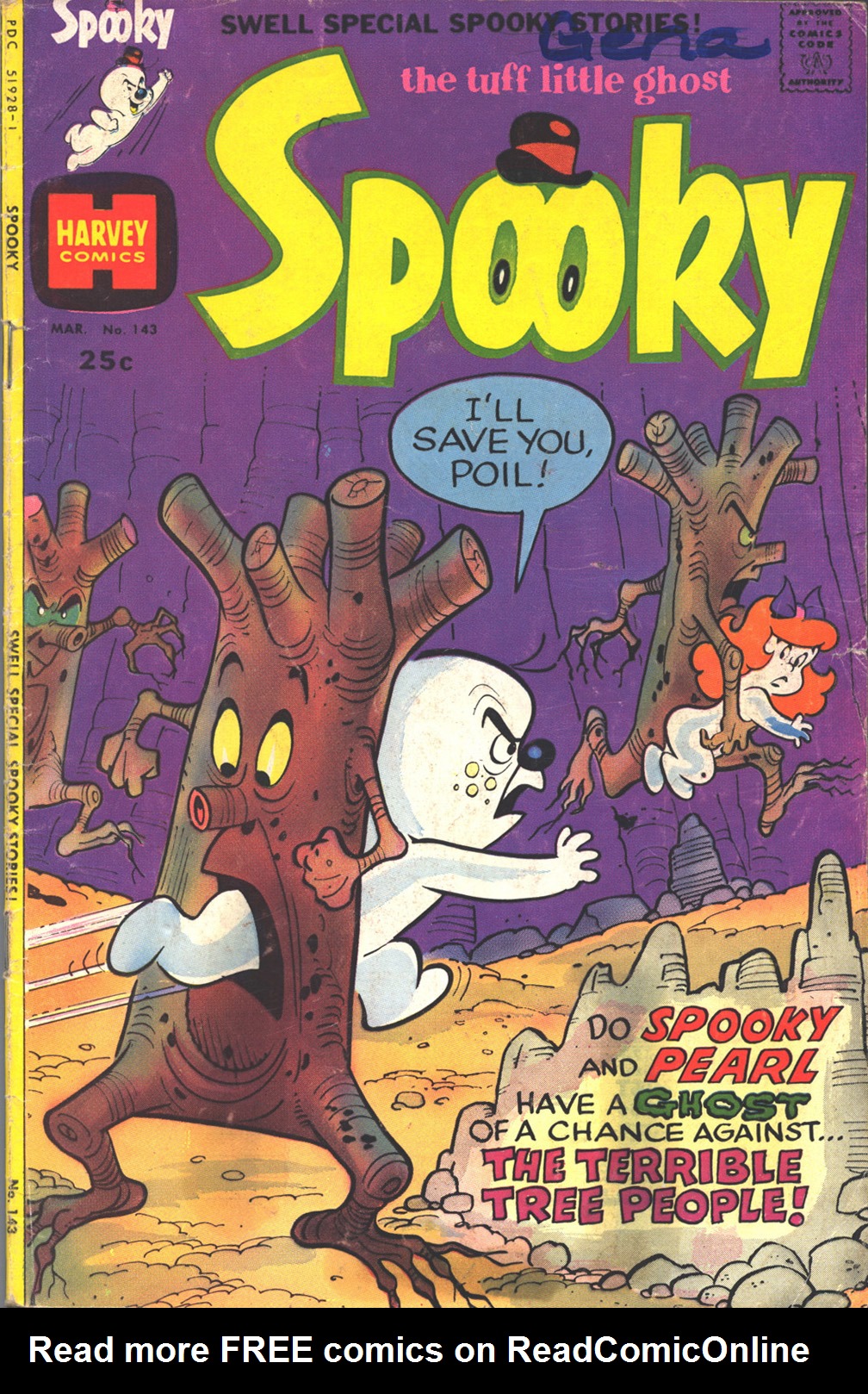 Read online Spooky comic -  Issue #143 - 1