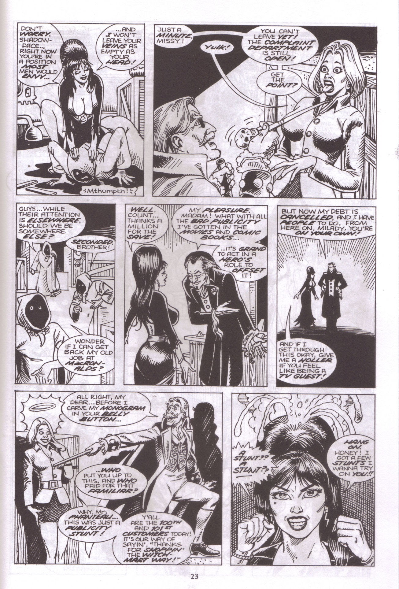 Read online Elvira, Mistress of the Dark comic -  Issue #47 - 22