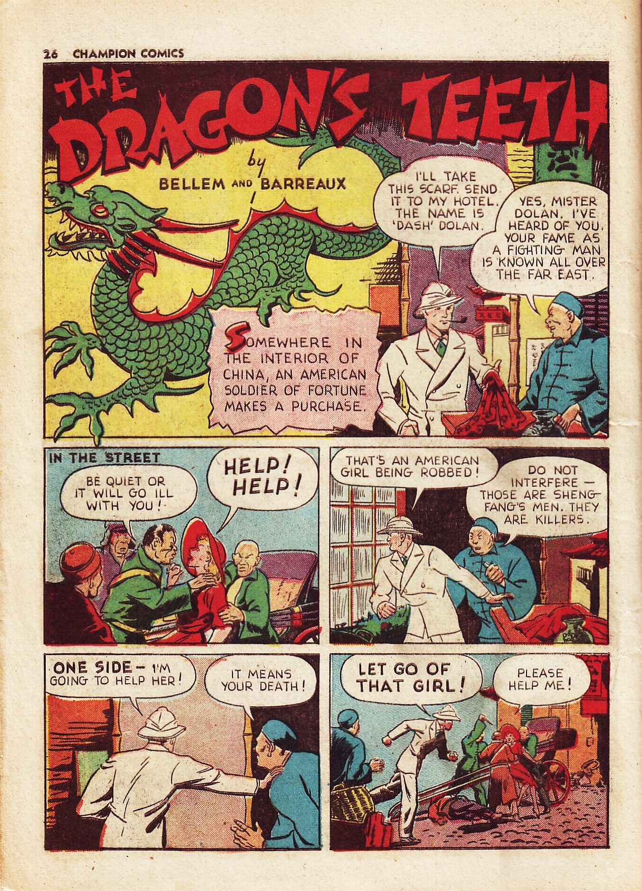 Read online Champion Comics comic -  Issue #6 - 28