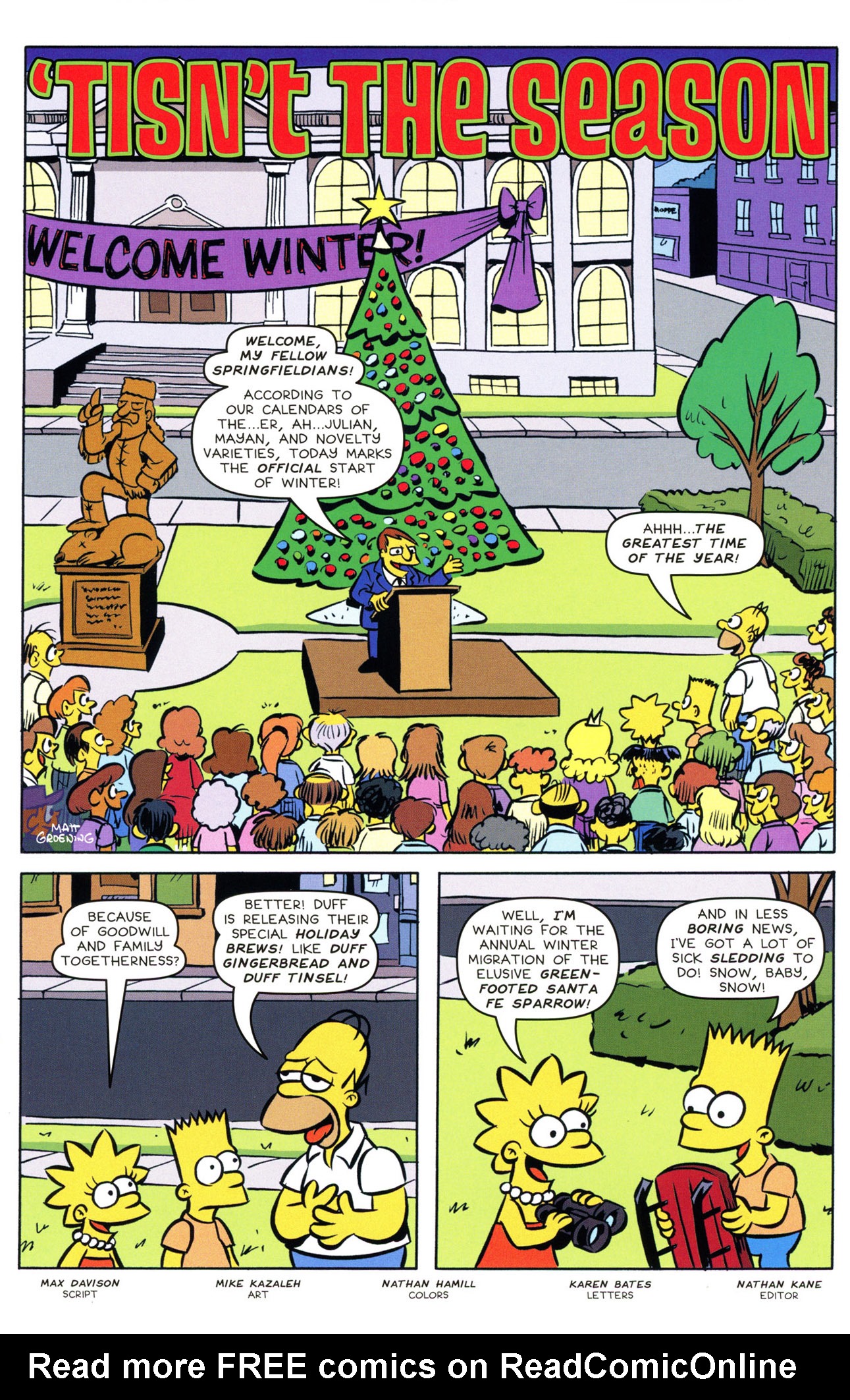 Read online The Simpsons Winter Wingding comic -  Issue #7 - 23