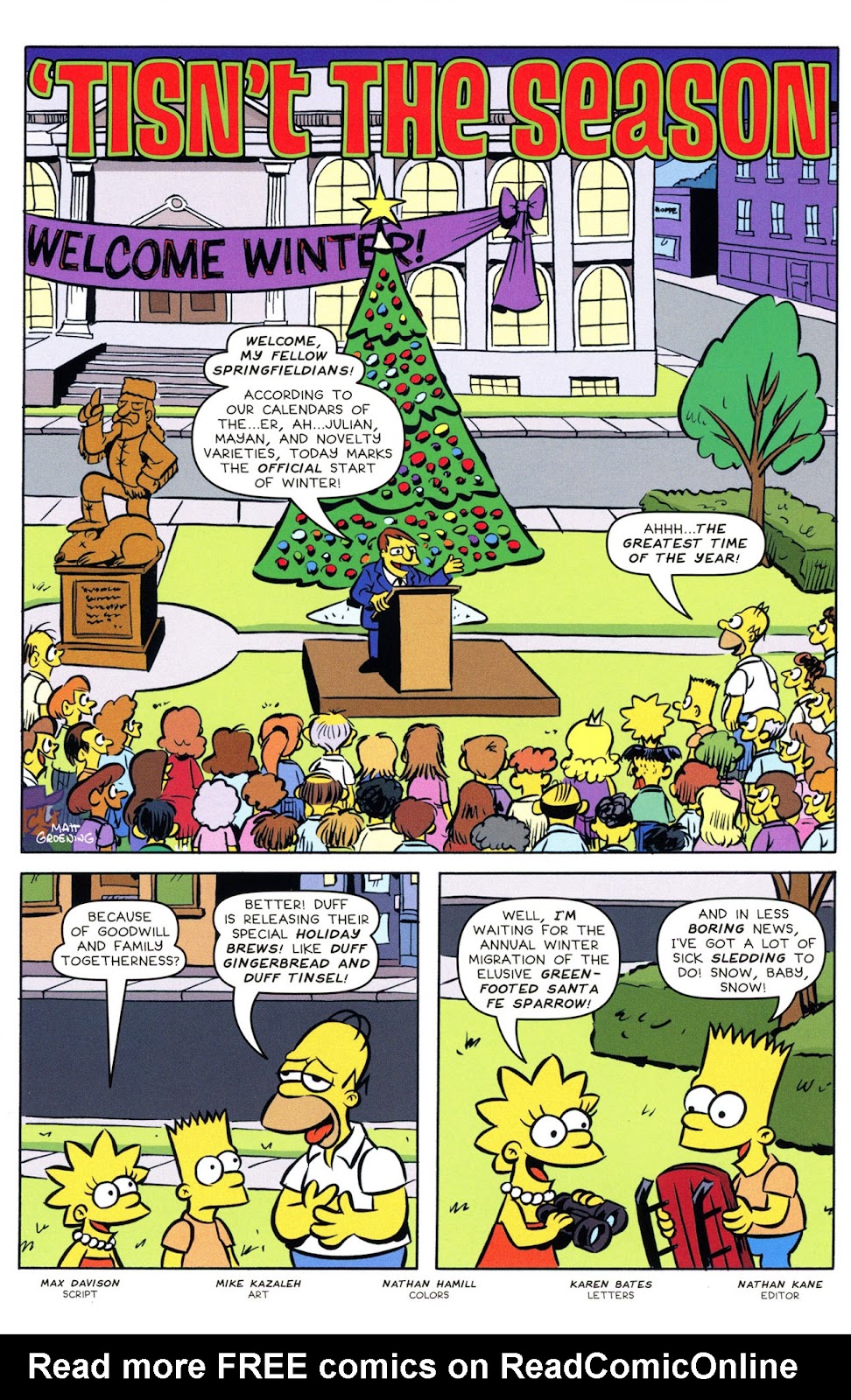 The Simpsons Winter Wingding issue 7 - Page 23