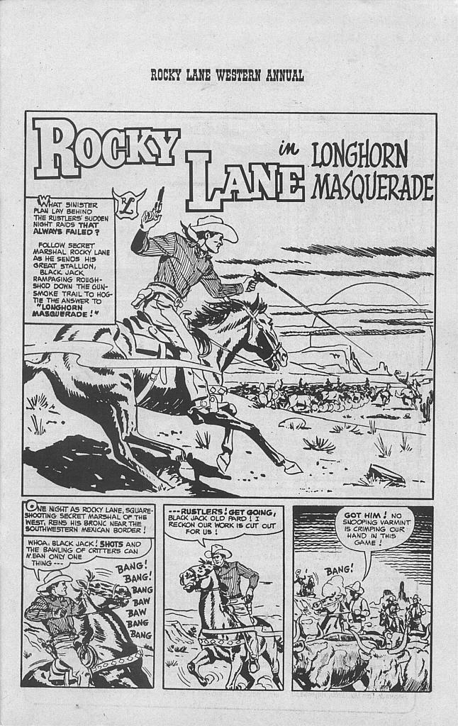 Read online Rocky Lane Western Annual comic -  Issue # Full - 32