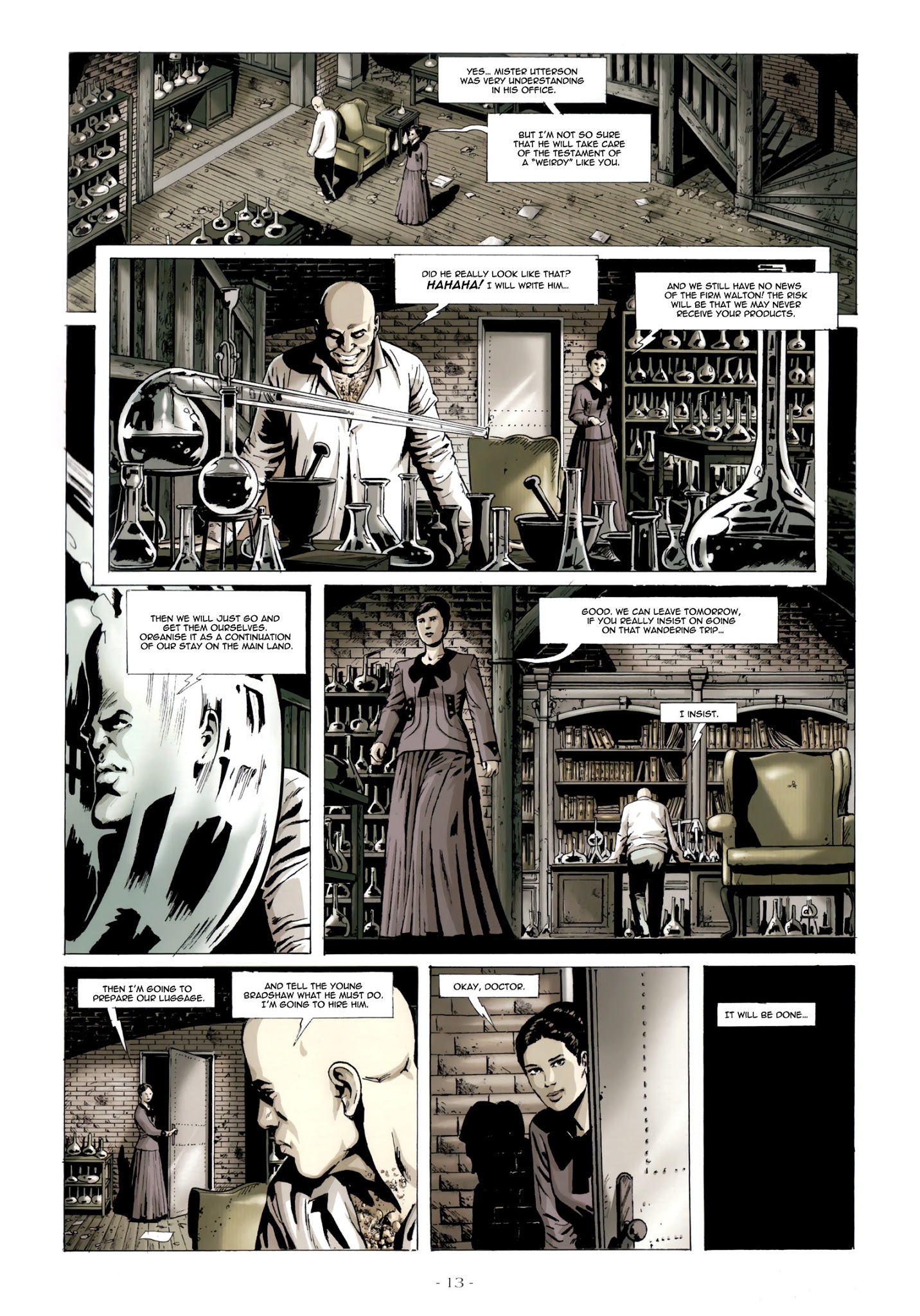 Read online Mister Hyde contre Frankenstein comic -  Issue #1 - 14
