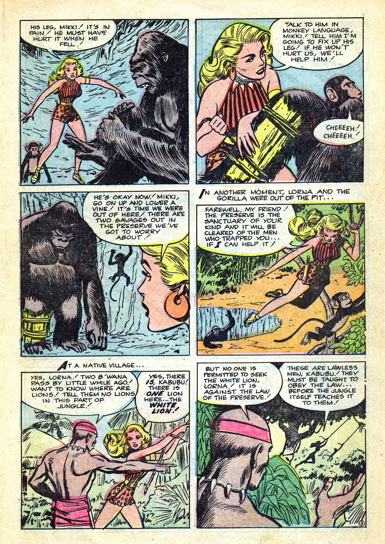 Read online Lorna, The Jungle Girl comic -  Issue #26 - 11