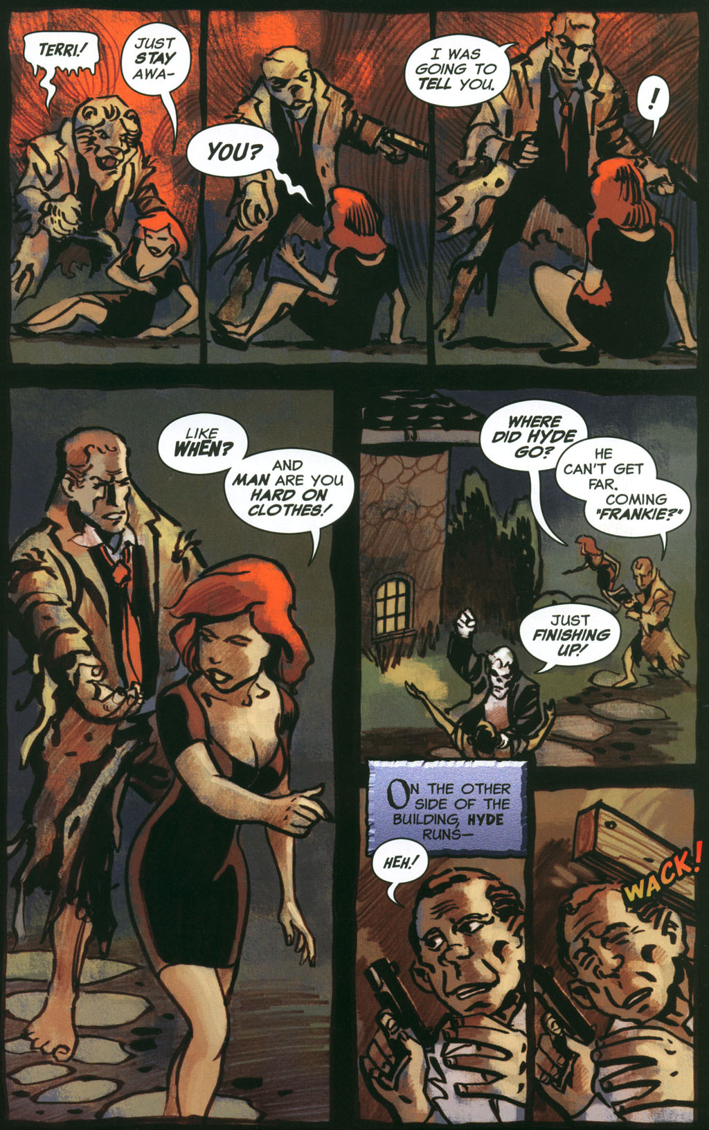 Read online Frankenstein Mobster comic -  Issue #6 - 16