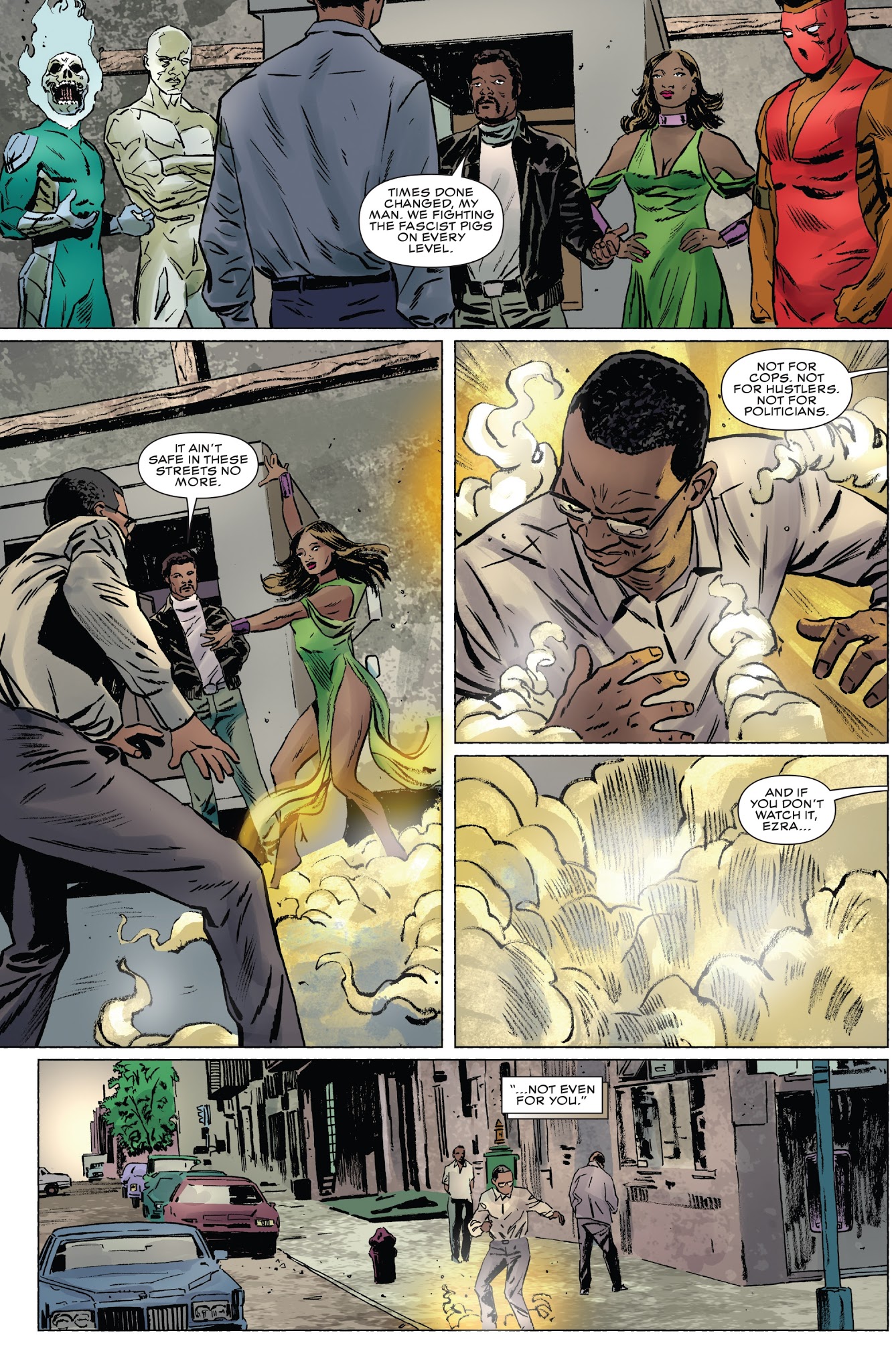 Read online Black Panther and the Crew comic -  Issue #5 - 6