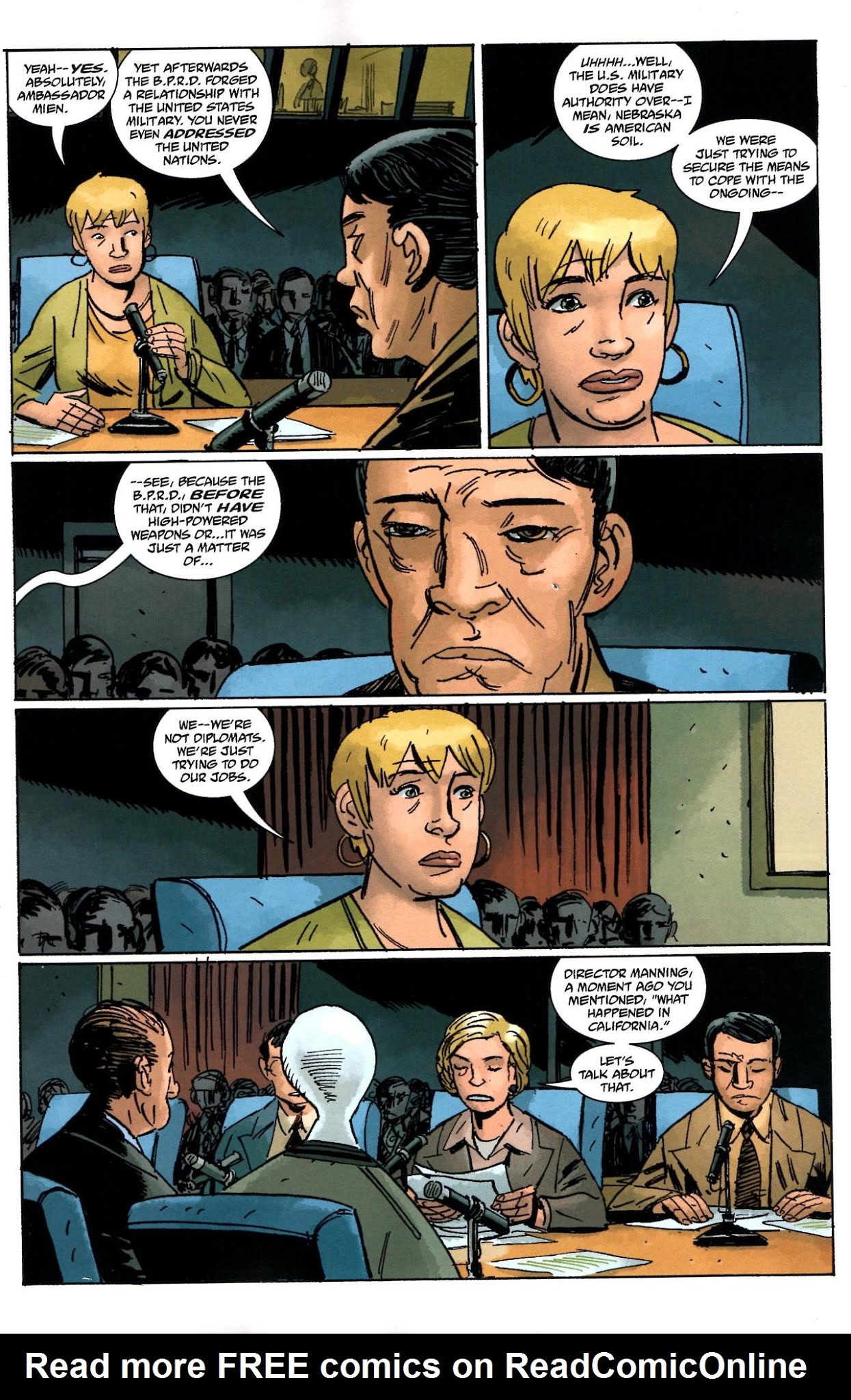 Read online B.P.R.D.: King of Fear comic -  Issue #5 - 6