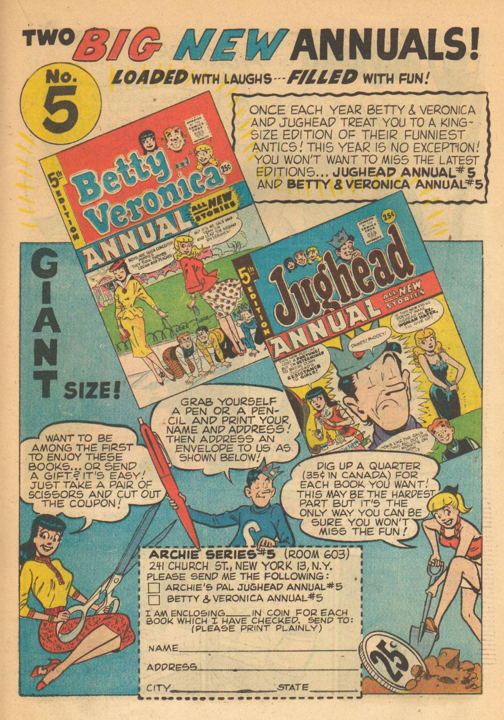 Read online Archie's Pal Jughead comic -  Issue #41 - 19