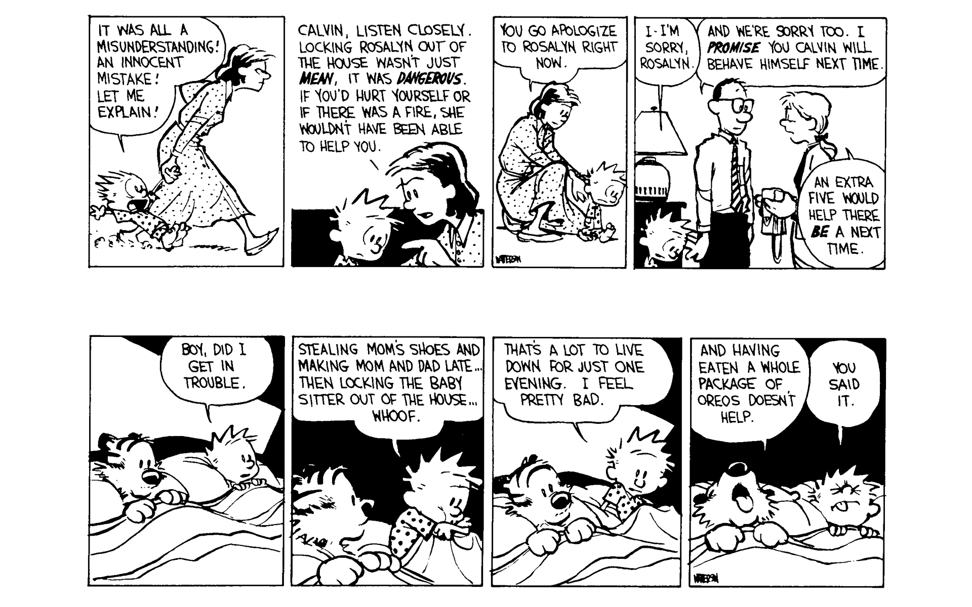 Calvin And Hobbes Babysitter Porn - Calvin and Hobbes Issue 6 | Viewcomic reading comics online ...