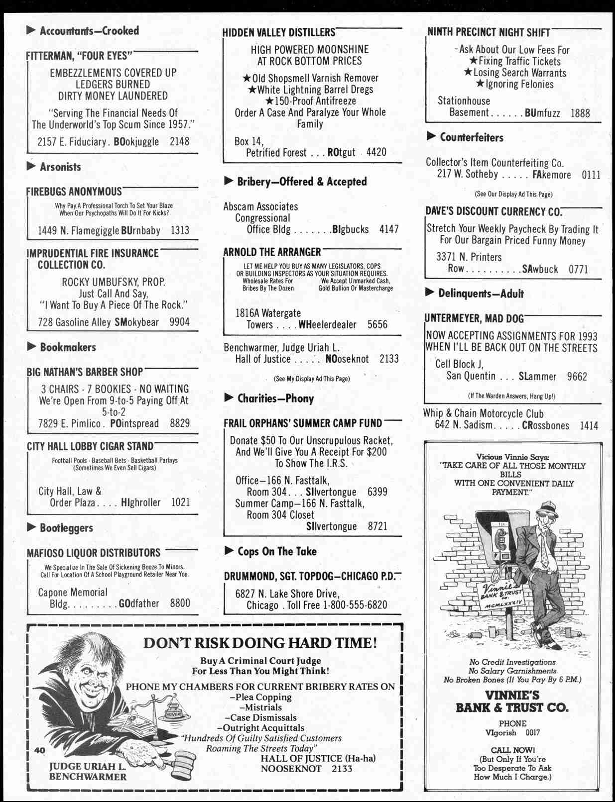 Read online MAD comic -  Issue #251 - 42