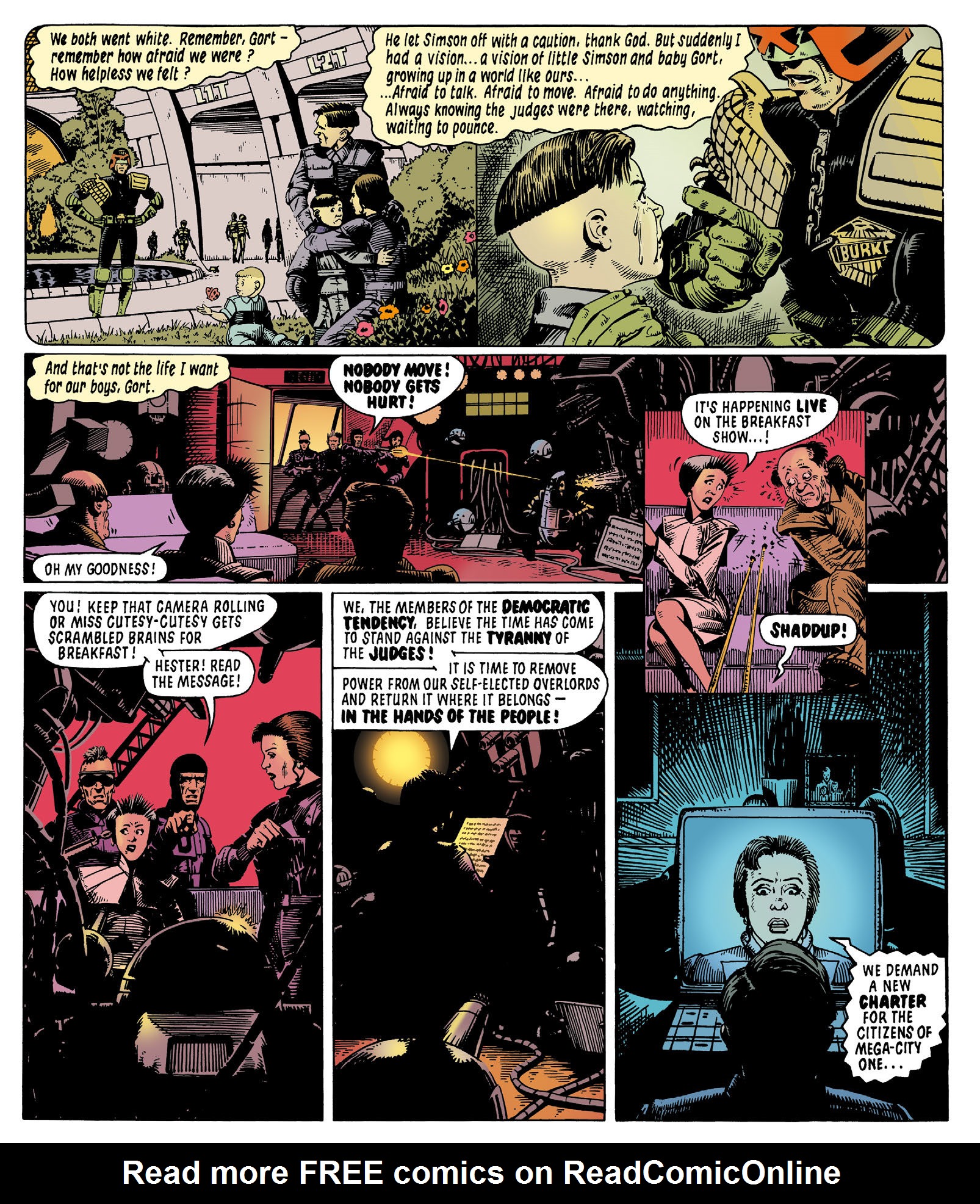 Read online Essential Judge Dredd: America comic -  Issue # TPB (Part 1) - 7