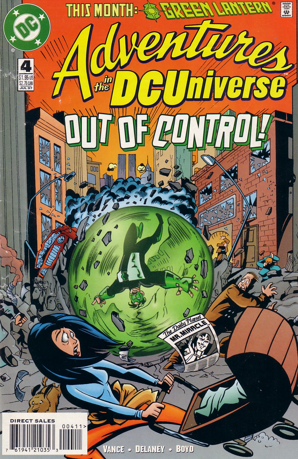 Read online Adventures in the DC Universe comic -  Issue #4 - 1