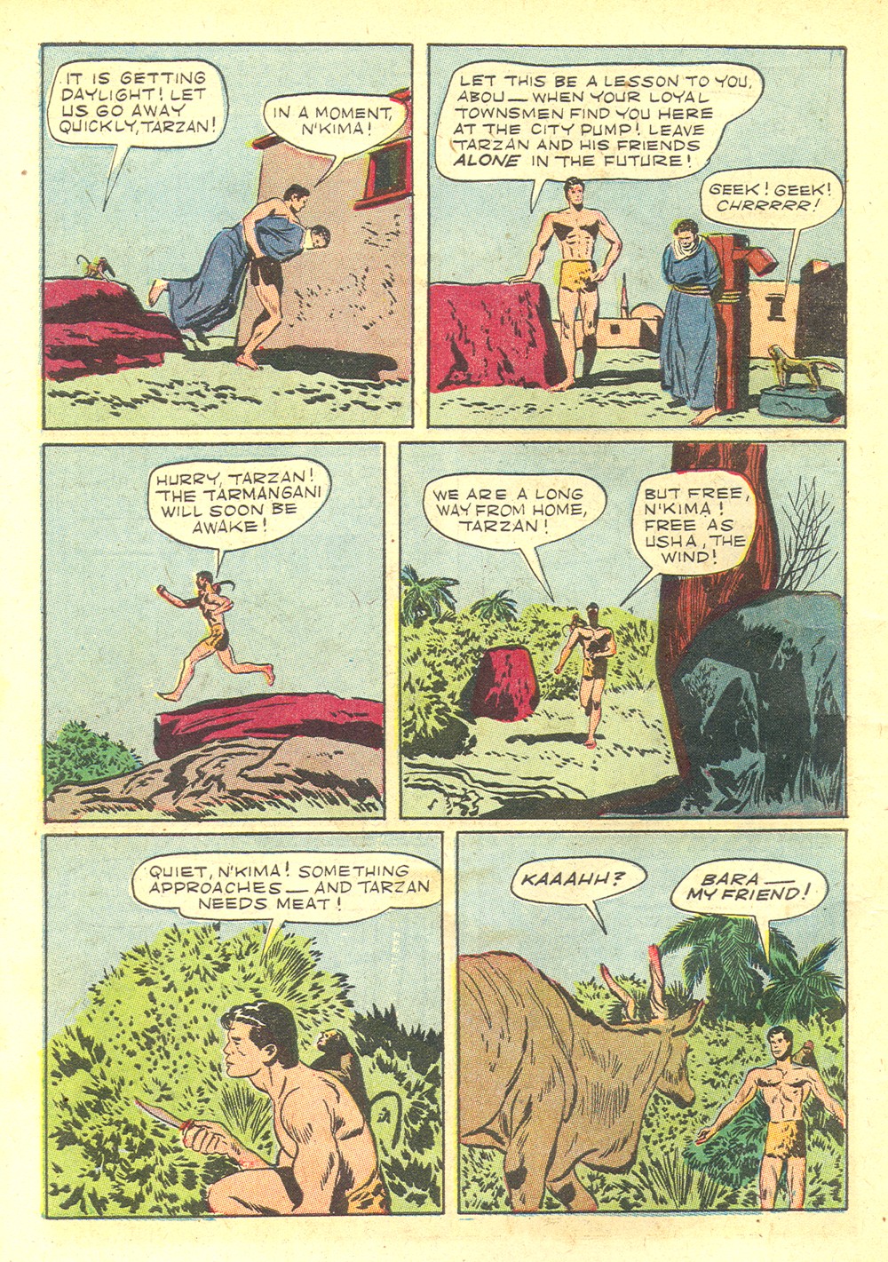 Read online Tarzan (1948) comic -  Issue #23 - 14