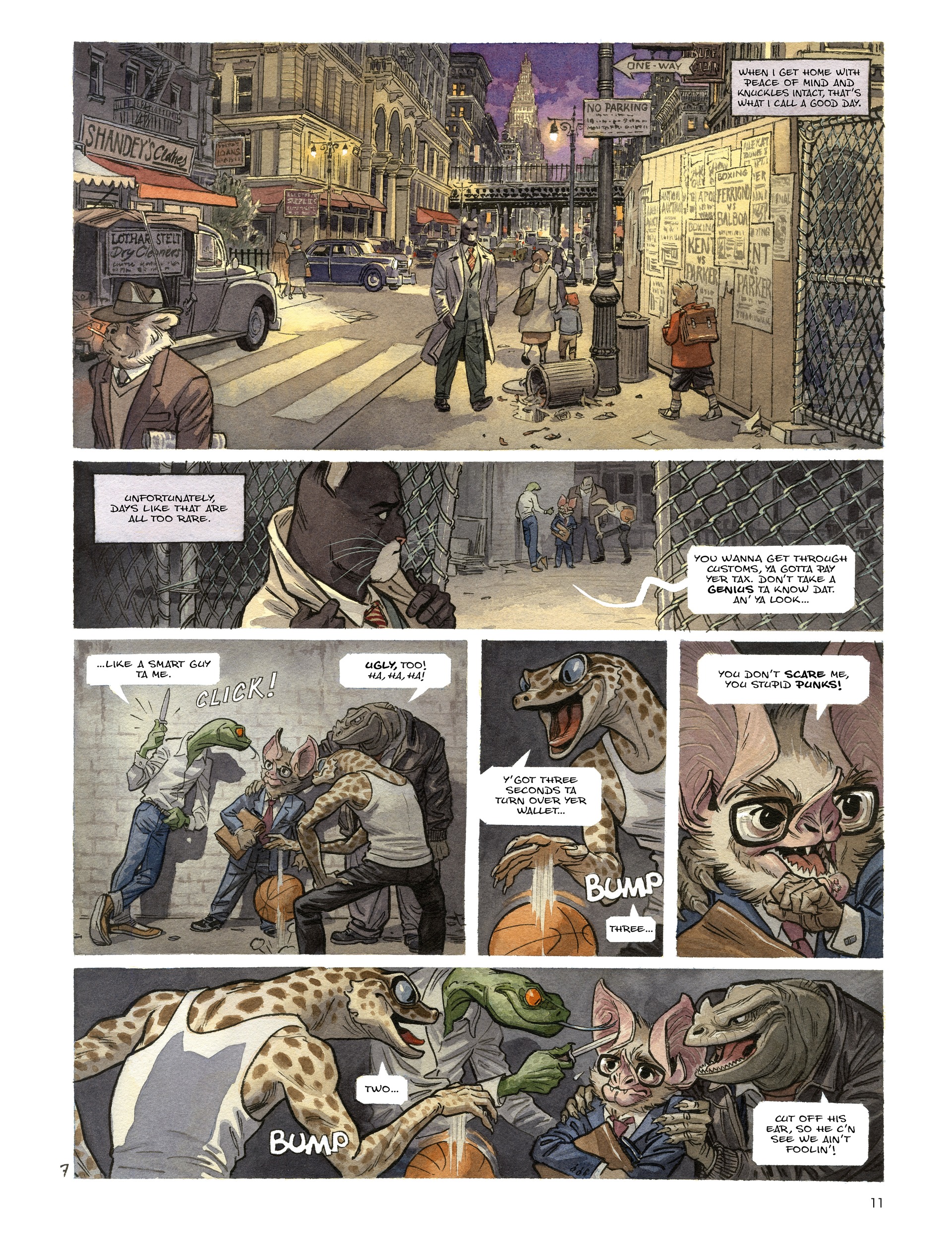 Read online Blacksad: They All Fall Down · Part One comic -  Issue # TPB - 13