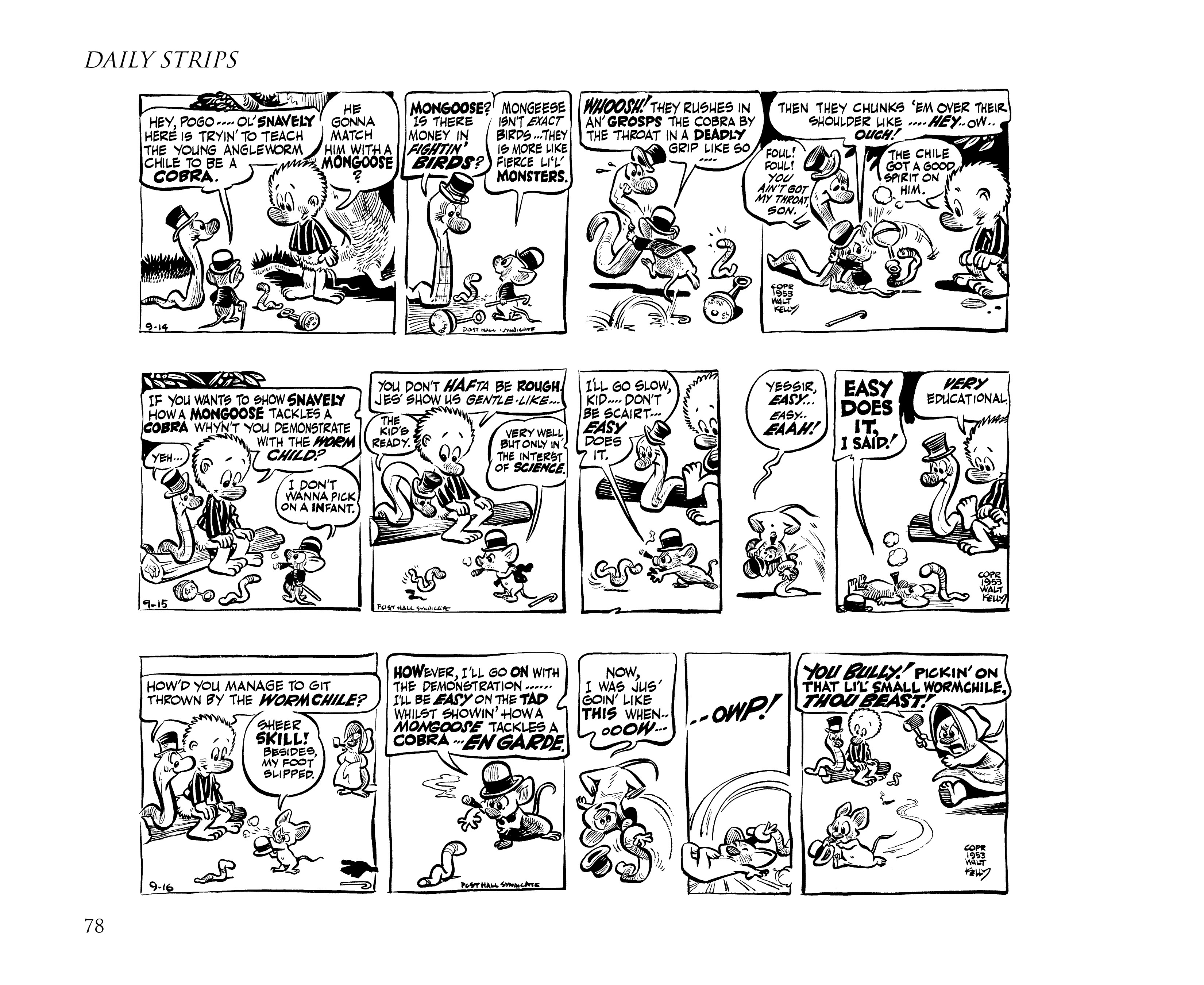 Read online Pogo by Walt Kelly: The Complete Syndicated Comic Strips comic -  Issue # TPB 3 (Part 1) - 90