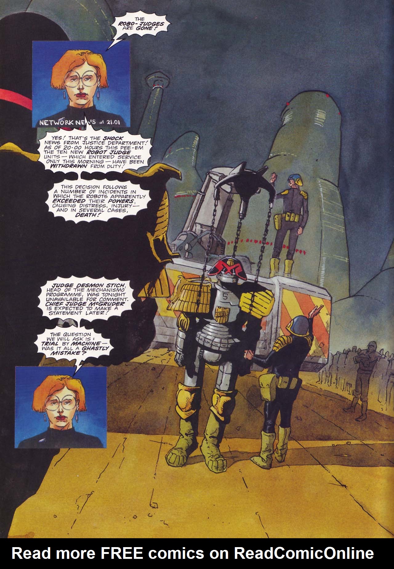 Read online Judge Dredd: Mechanismo comic -  Issue # TPB - 61
