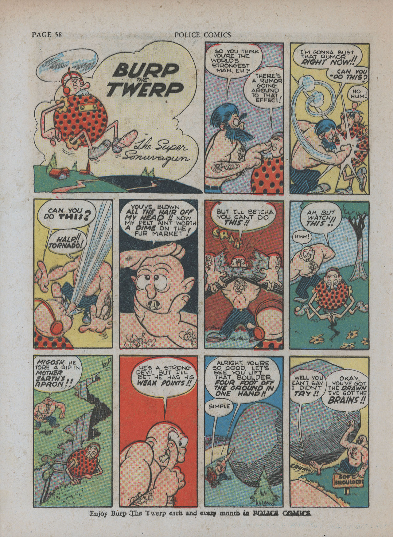 Read online Police Comics comic -  Issue #7 - 62