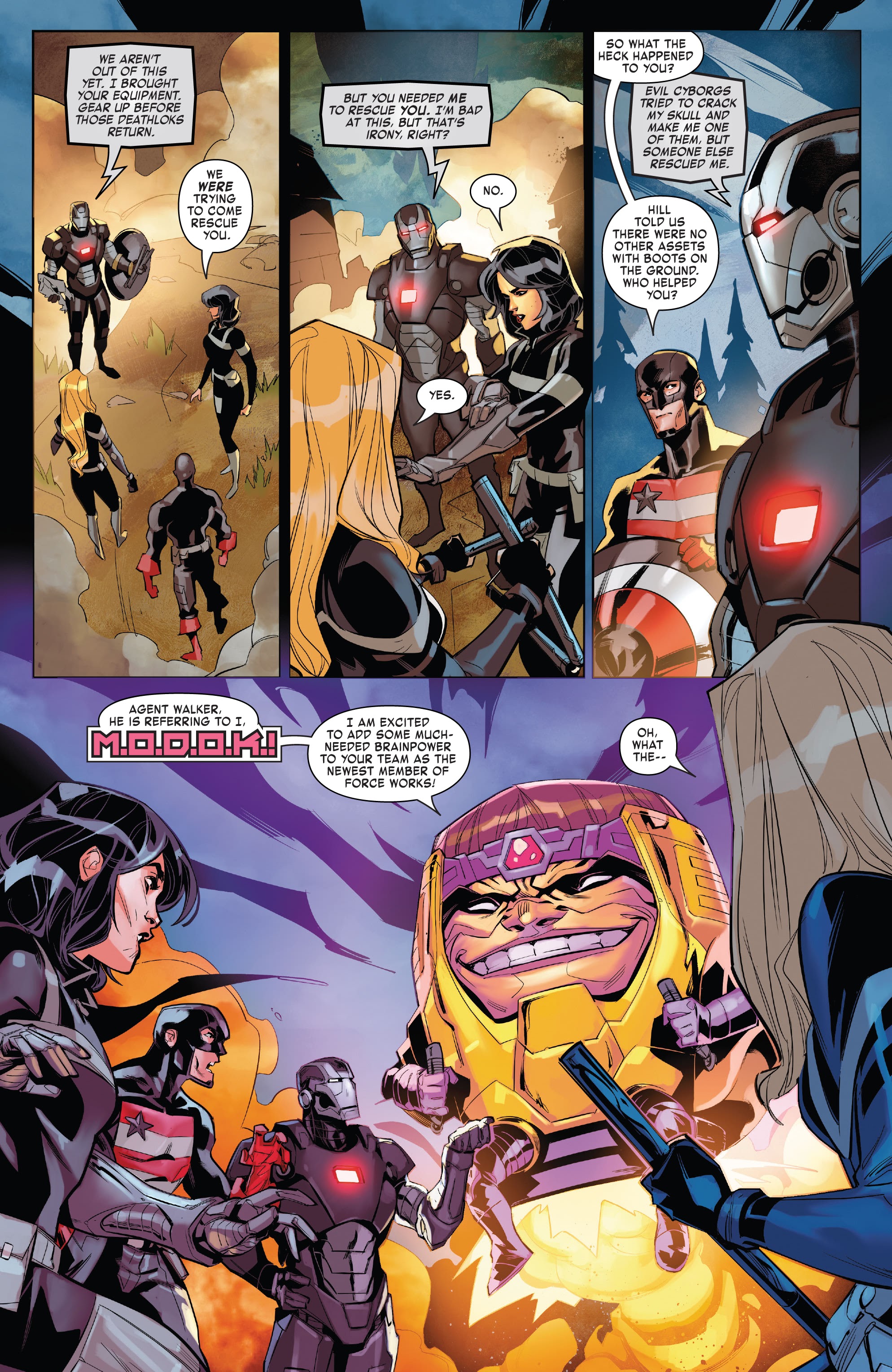 Read online Iron Man 2020: Robot Revolution - Force Works comic -  Issue # TPB (Part 2) - 7
